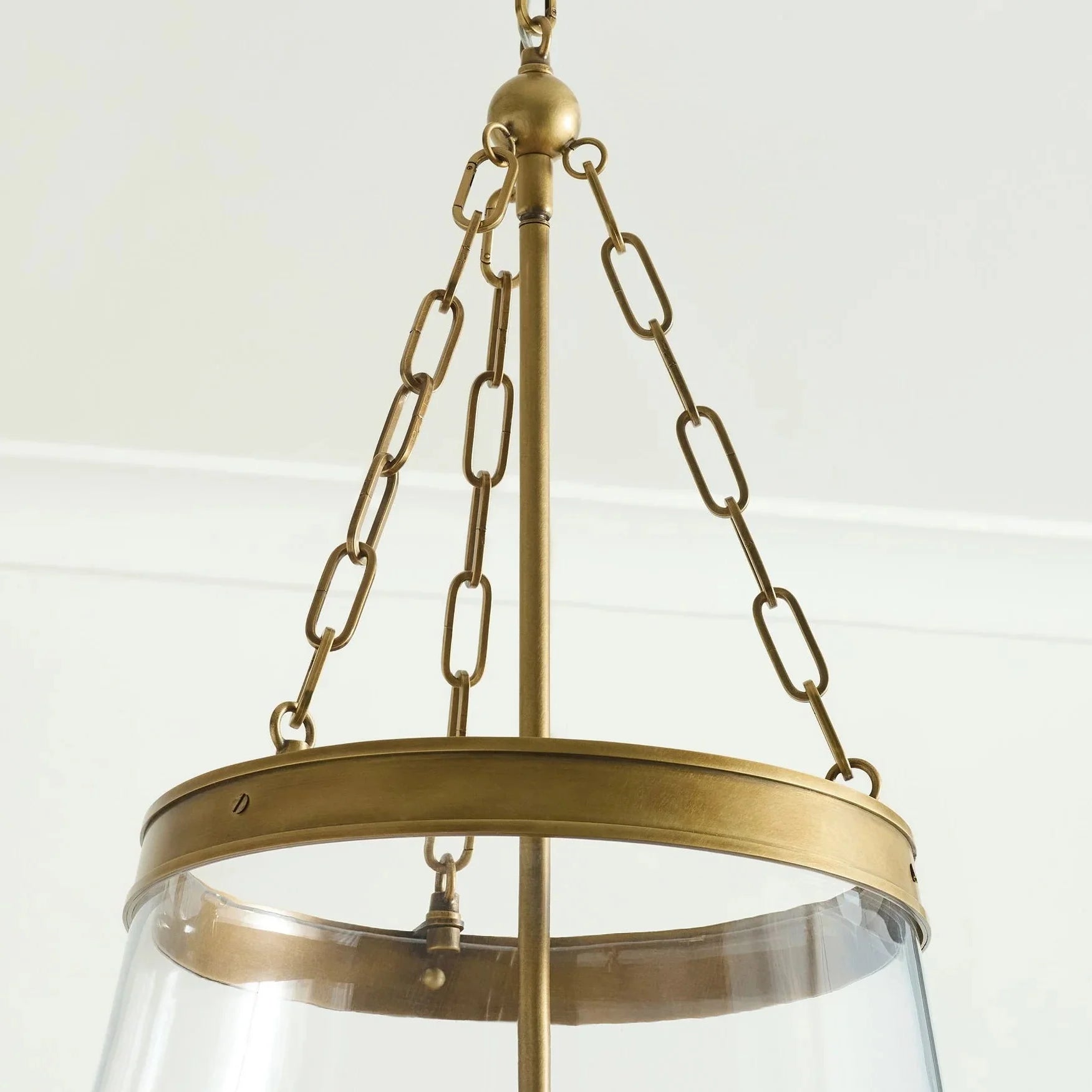 Elizabeth Glass Tapered Pendant (18") - Blushlighting