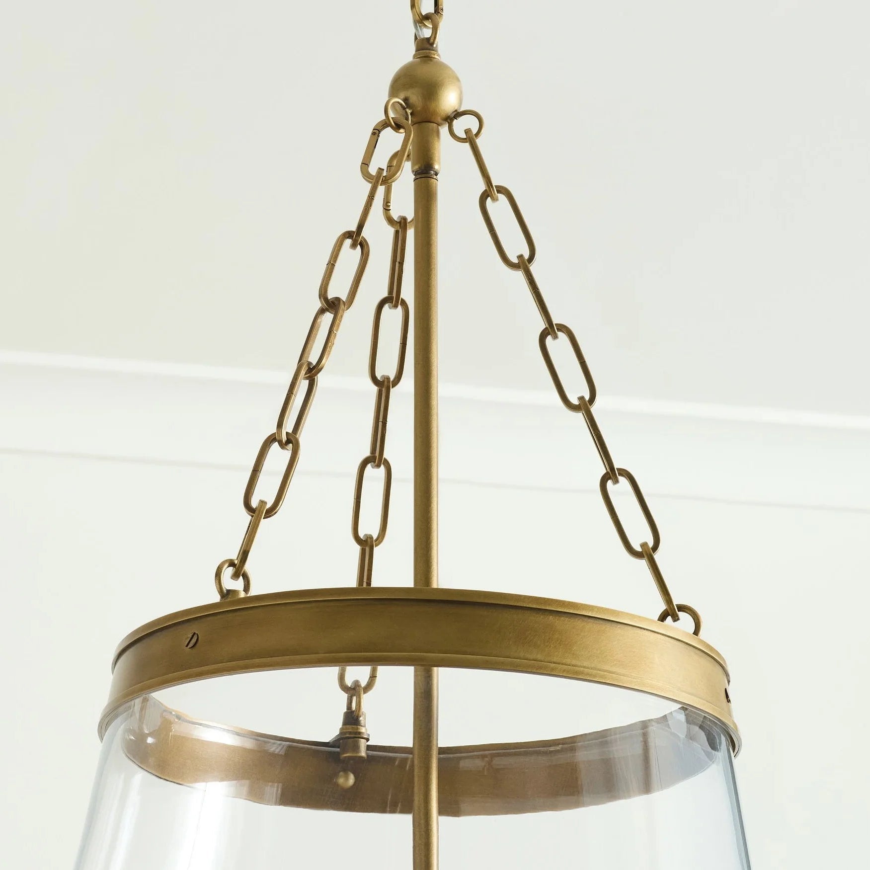 Elizabeth Glass Tapered Pendant (18") - Blushlighting