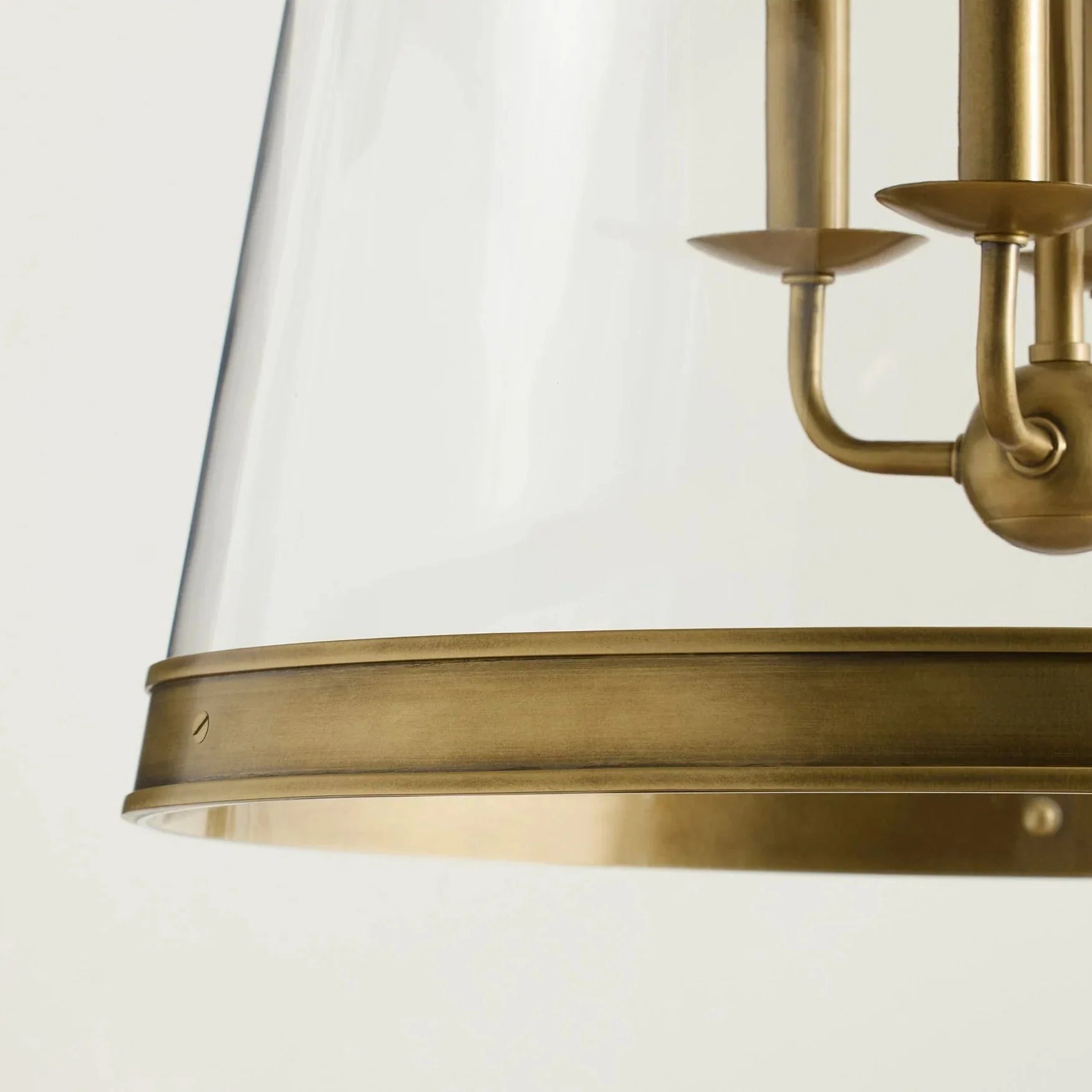 Elizabeth Glass Tapered Pendant (18") - Blushlighting