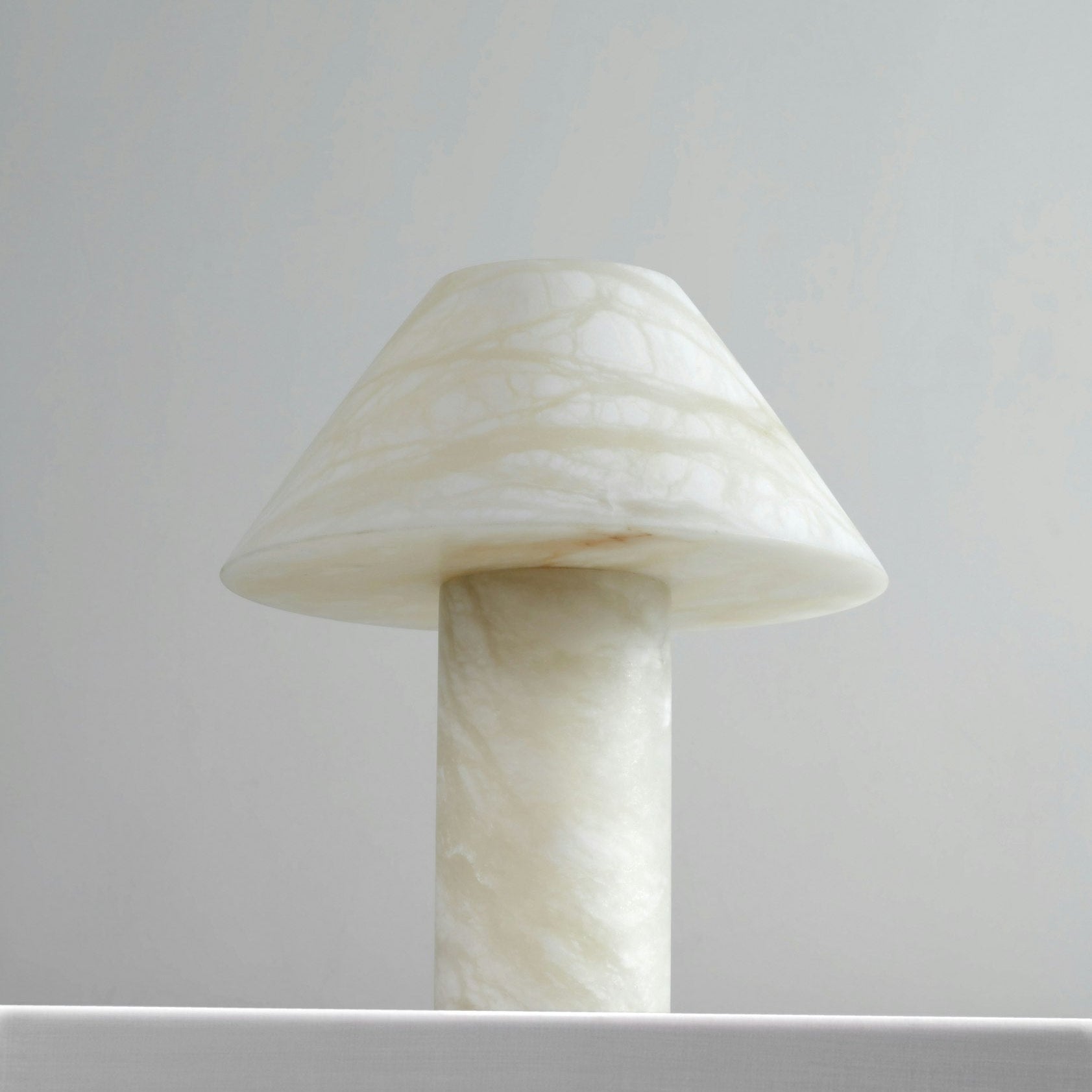 Ella Table Lamp Alabaster - Blushlighting