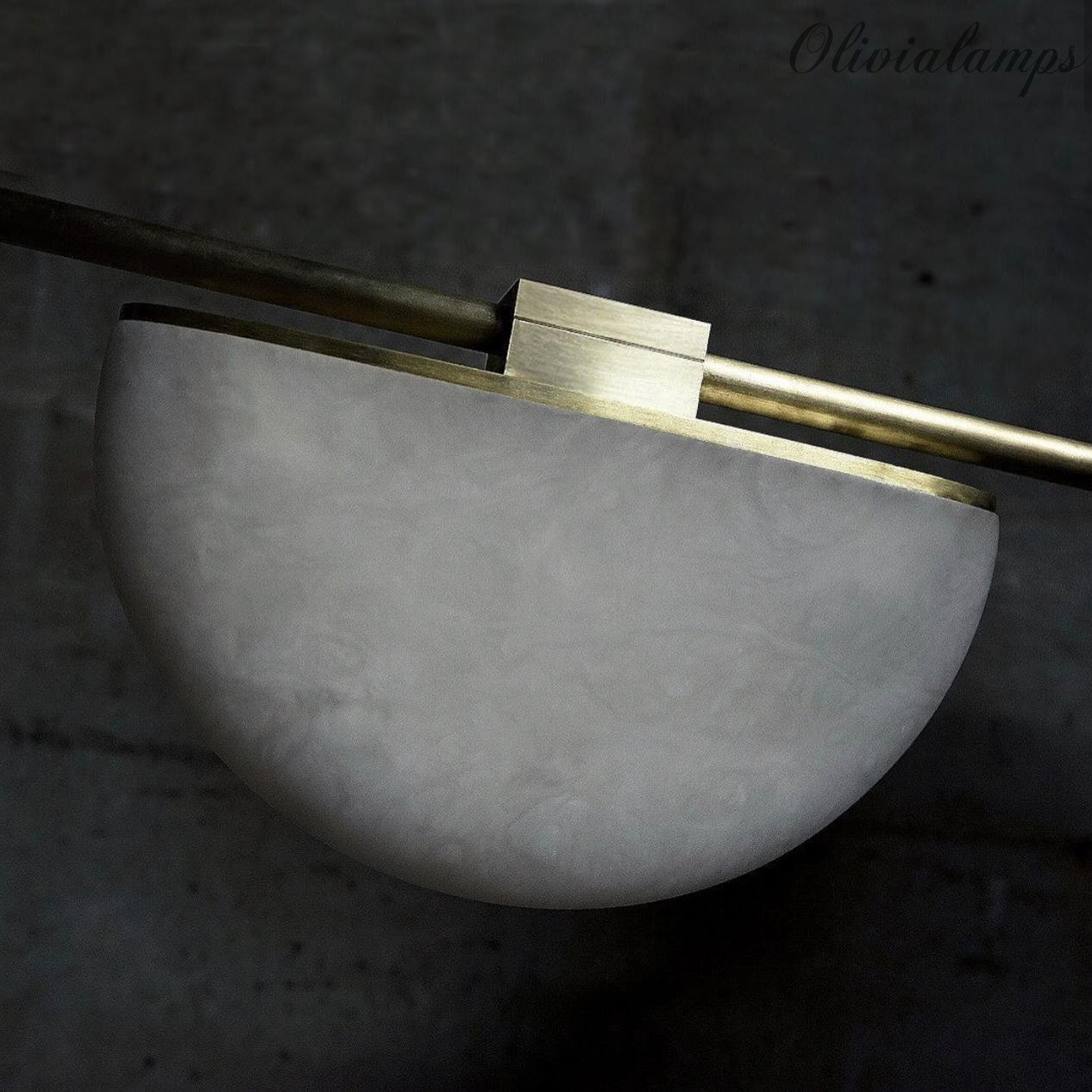 Elliot Alabaster Chandelier, Artistic Modern Chandelier for Bar Area