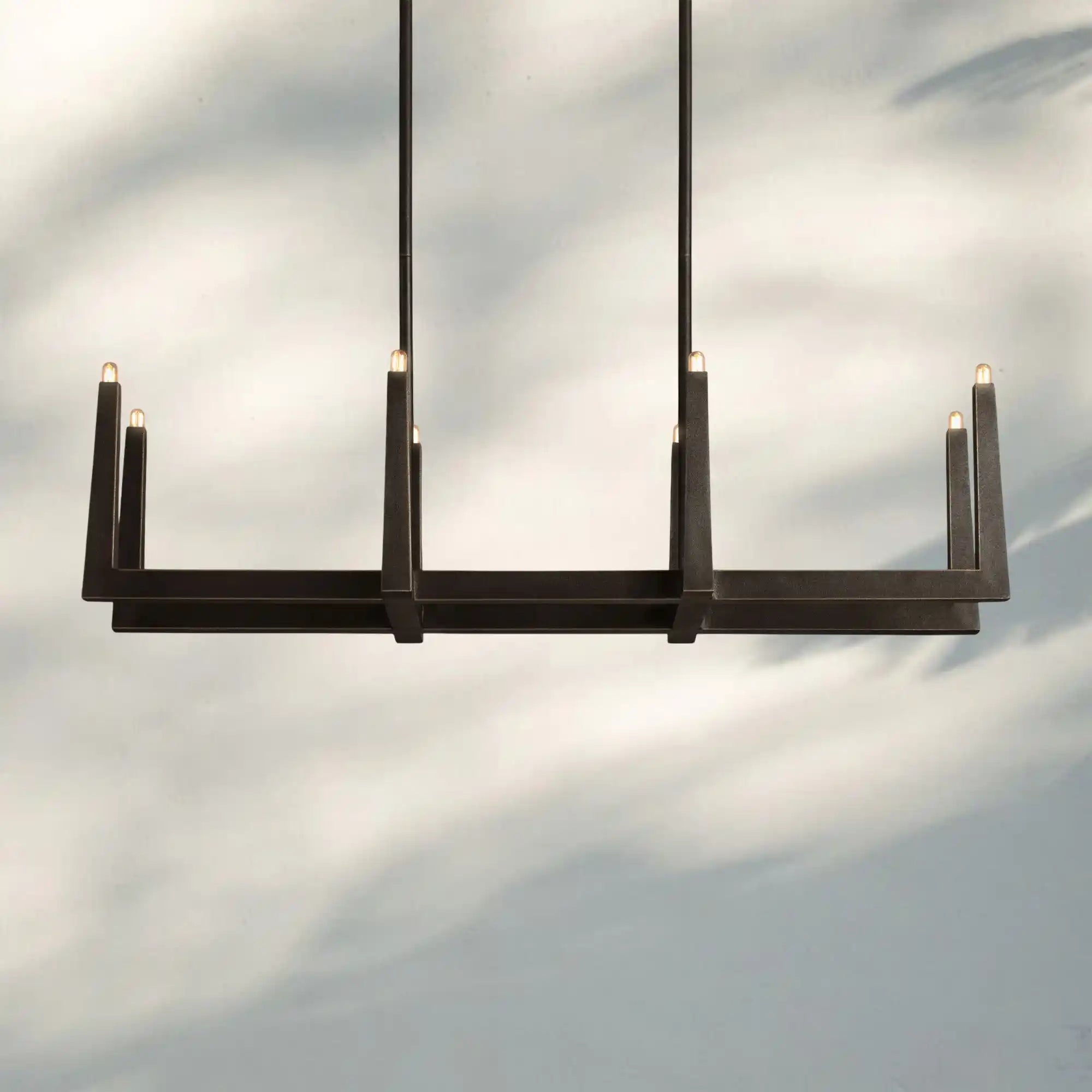 Emmet Linear Chandelier 48" 60" 72" - Blushlighting