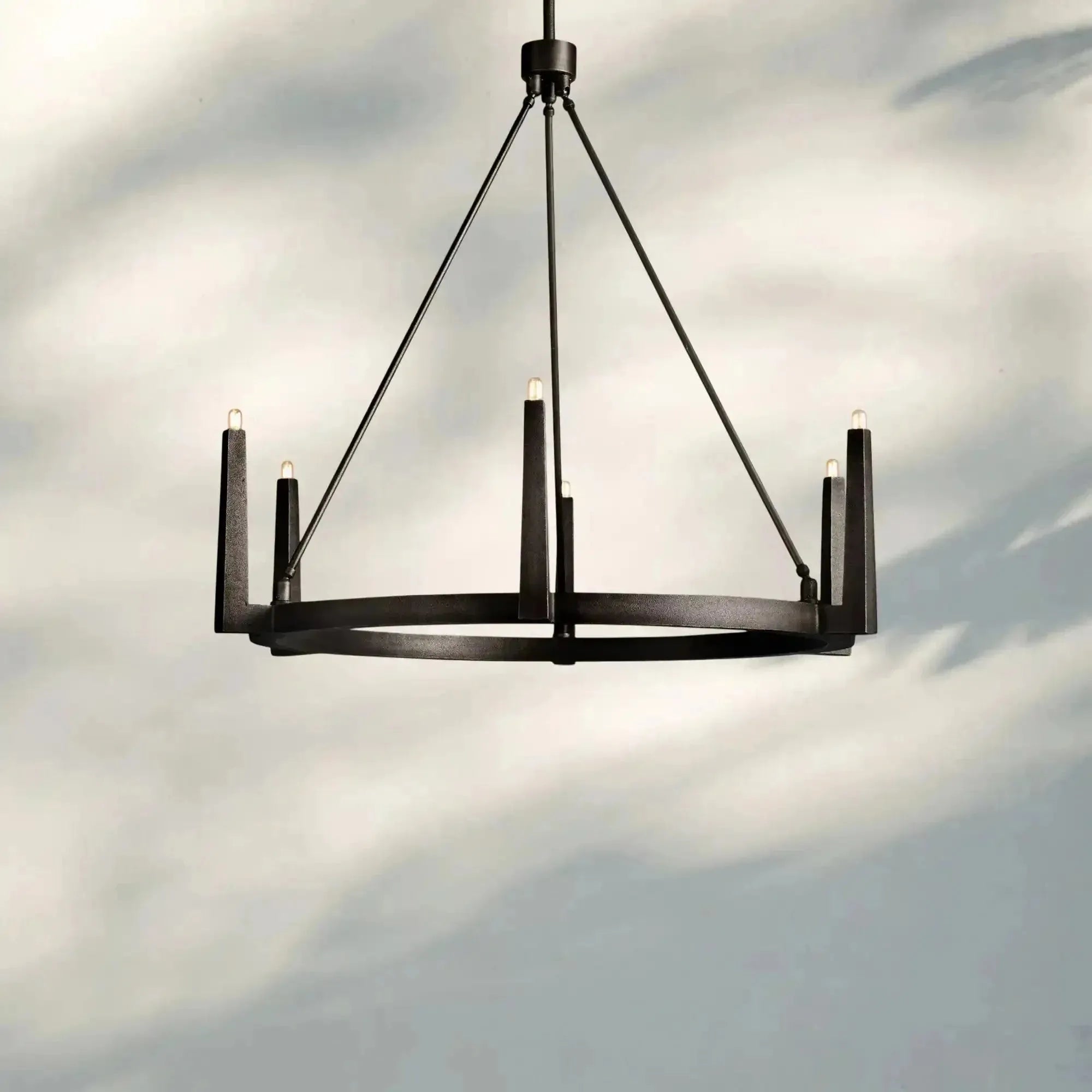 Emmet Round Chandelier - 42"BronzeBlushlighting