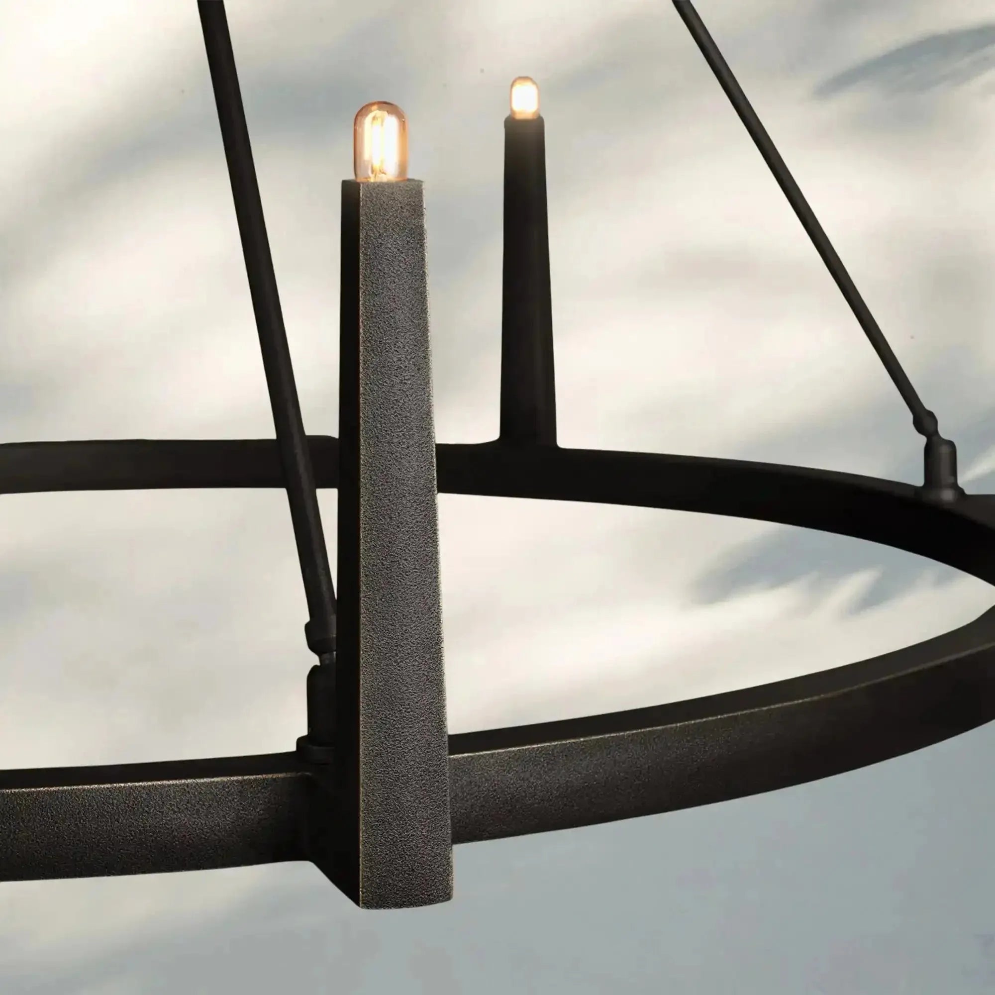 Emmet Round Chandelier - 54"BronzeBlushlighting