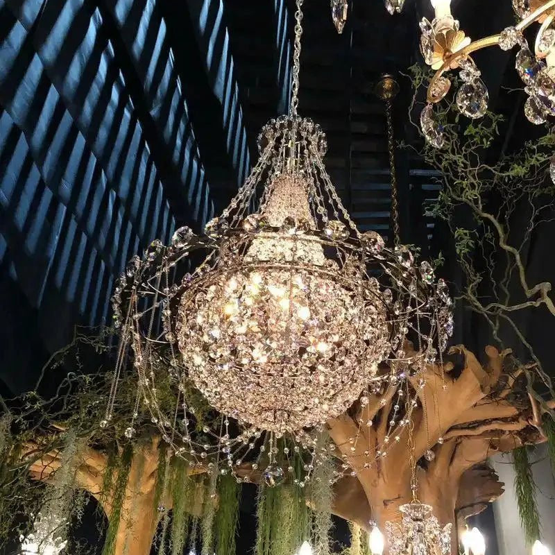 Empire Crystal Chandelier 22“/40“/52” - 32"Blushlighting