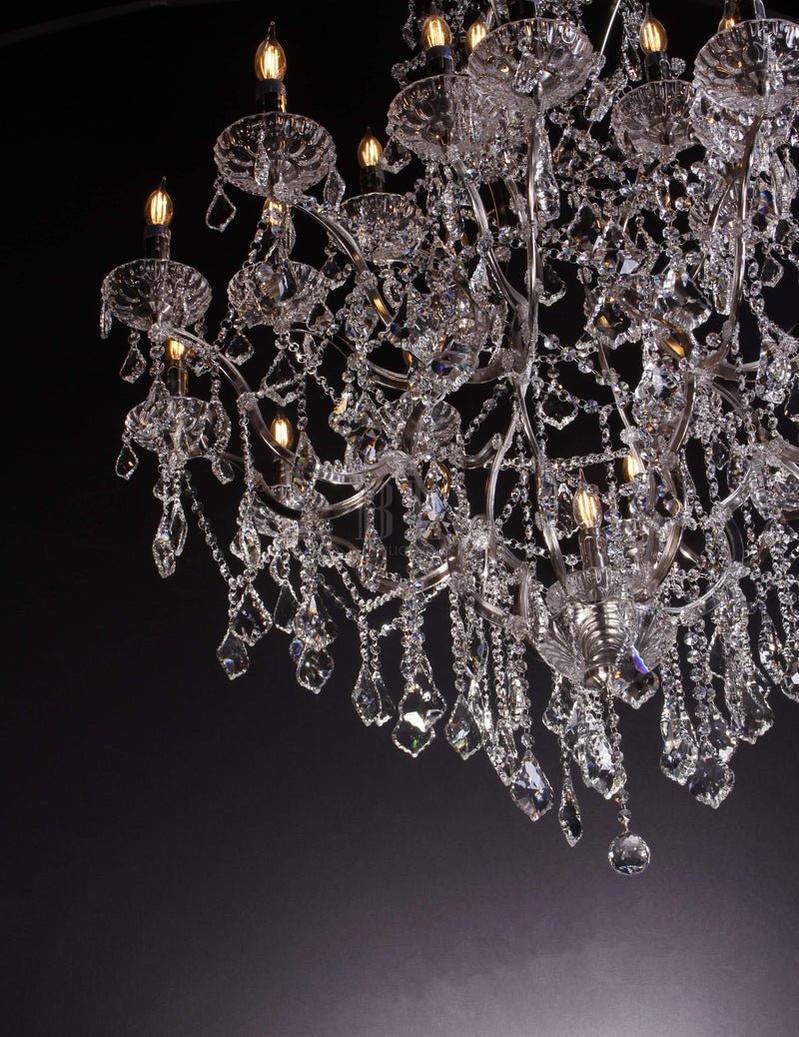 Empire Maria Theresa Crystal Chandelier 60” /50-LIGHT-Chandelier-Blushlighting-Blushlighting