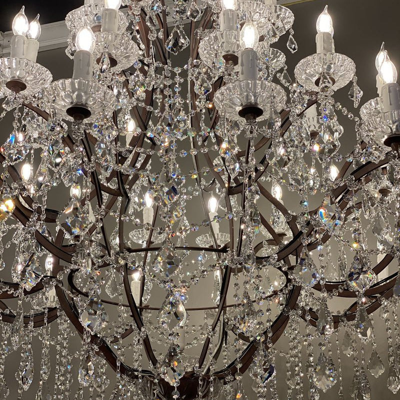 Empire Maria Theresa Crystal Chandelier 60” /50-LIGHT-Chandelier-Blushlighting-Blushlighting