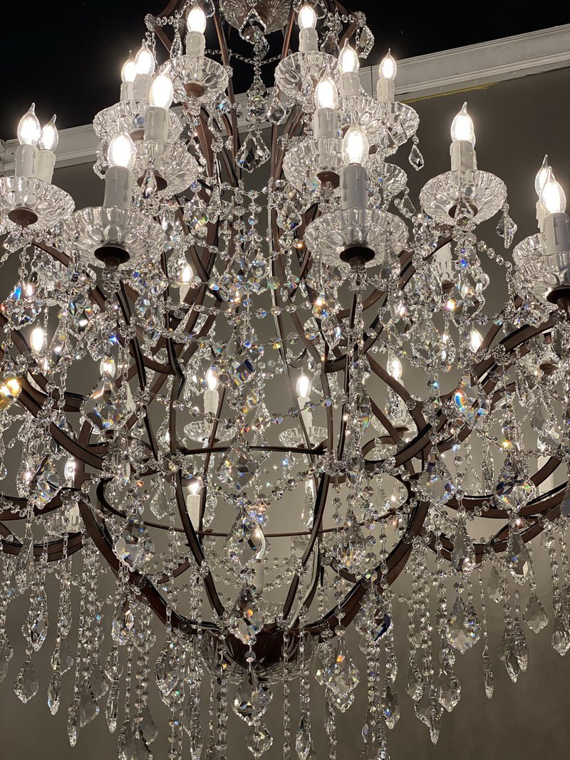 Empire Maria Theresa Crystal Chandelier 60” /50-LIGHT-Chandelier-Blushlighting-Blushlighting