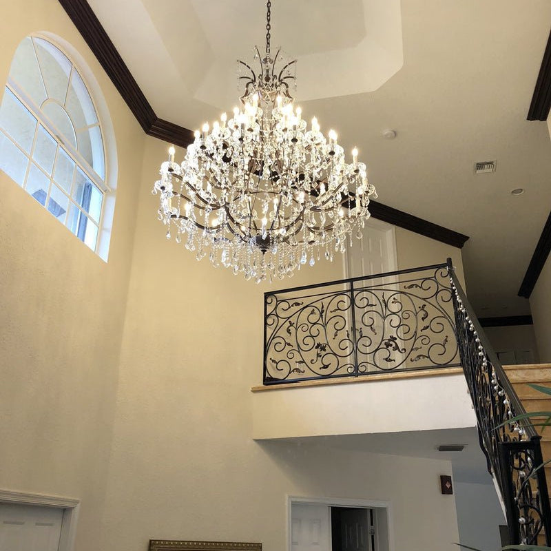 Empire Maria Theresa Crystal Chandelier 60” /50-LIGHT-Chandelier-Blushlighting-Blushlighting