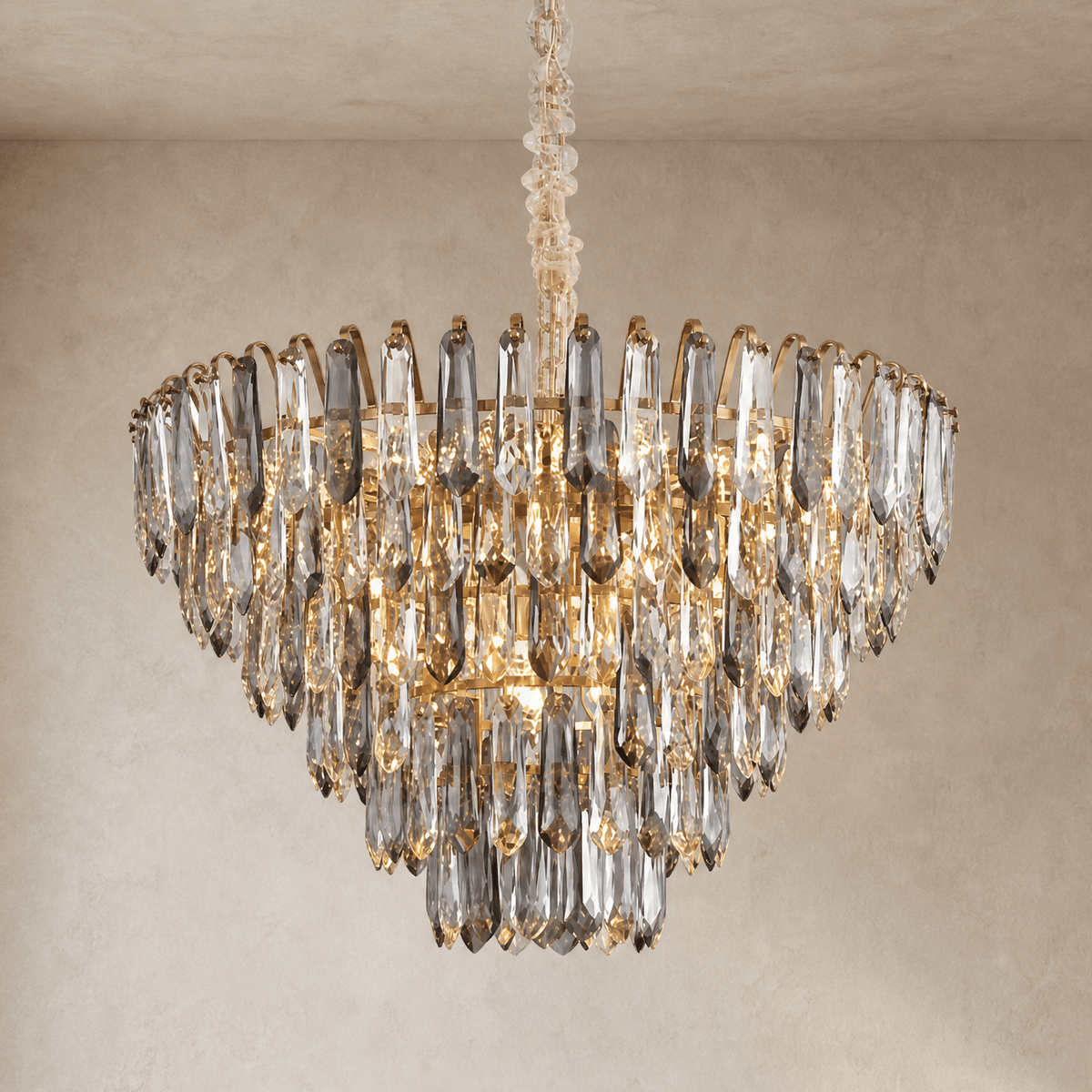 Eterea Brass Chandelier - Φ600*660mm/14*14LBlushlighting