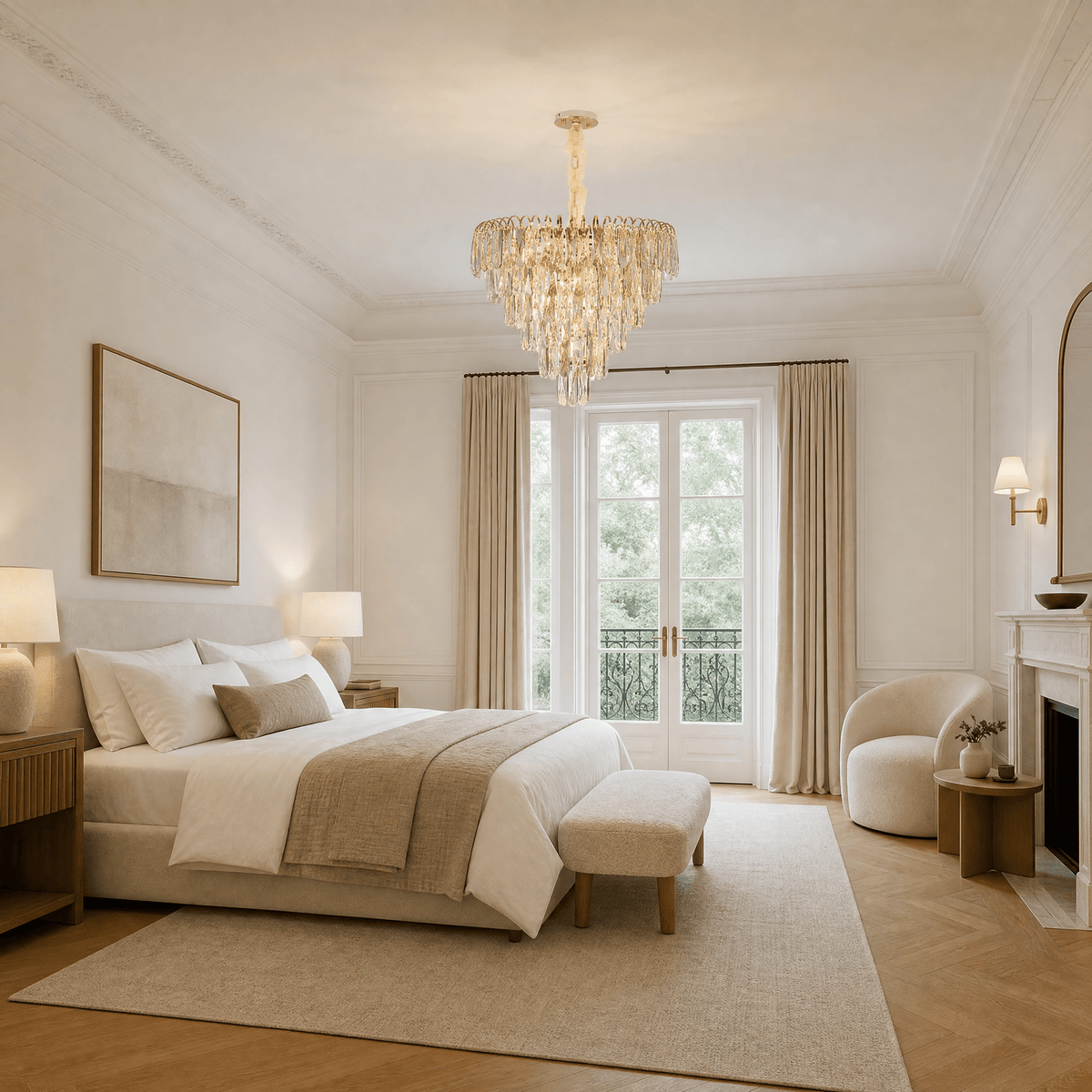 Eterea Crystal Rectangular Chandelier - Blushlighting