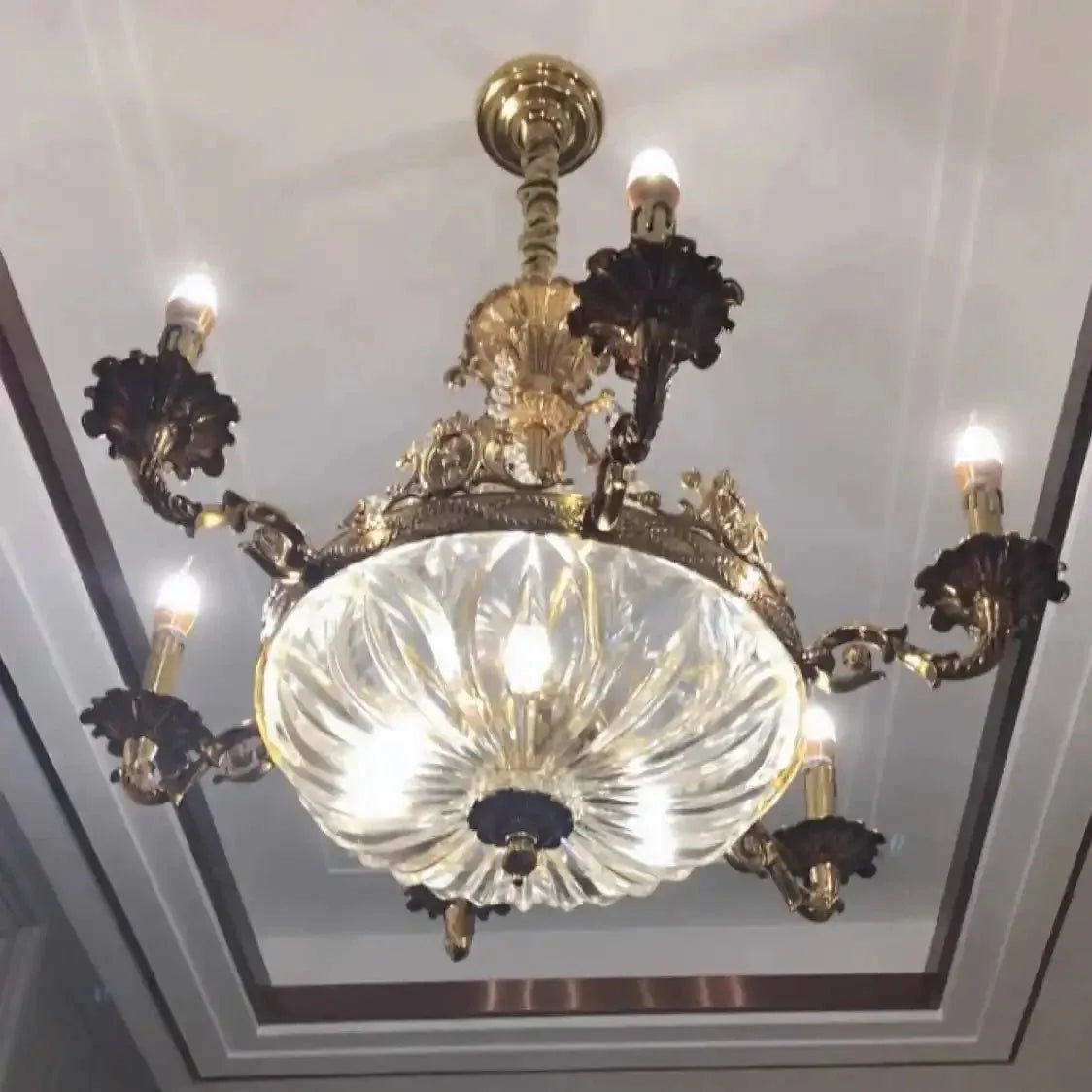 European Style Luxury Crystal Pendant Candle Chandelier for Living Room/Foyer/Entrys/Hallwayr - D15.7"*H26.8"Warm LightBlushlighting