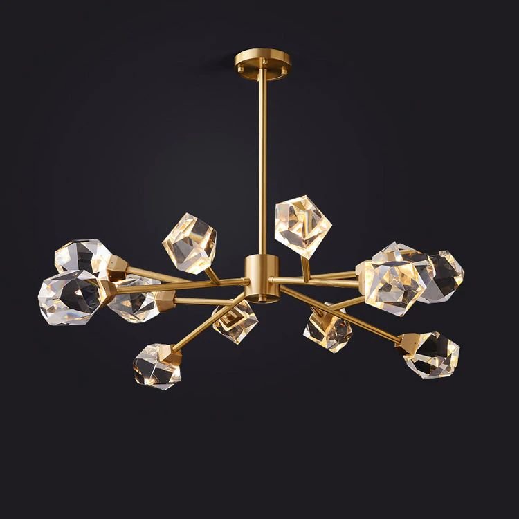 Eve Crystal Modern Chandelier-Chandelier-Blushlighting-Blushlighting