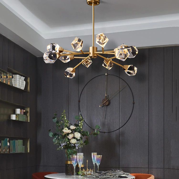 Eve Crystal Modern Chandelier-Chandelier-Blushlighting-Blushlighting