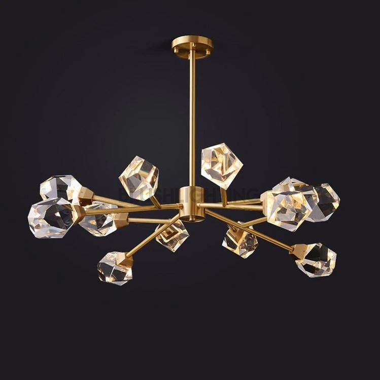 Eve Crystal Modern Chandelier-Chandelier-Blushlighting-Blushlighting