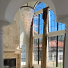 Extra Large 7 - Tier Luxury Crystal Chandelier in Black/Coffee/Gold/Chrome Finish Color - Blushlighting