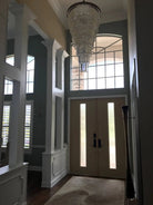 Extra Large 7 - Tier Luxury Crystal Chandelier in Black/Coffee/Gold/Chrome Finish Color - Blushlighting