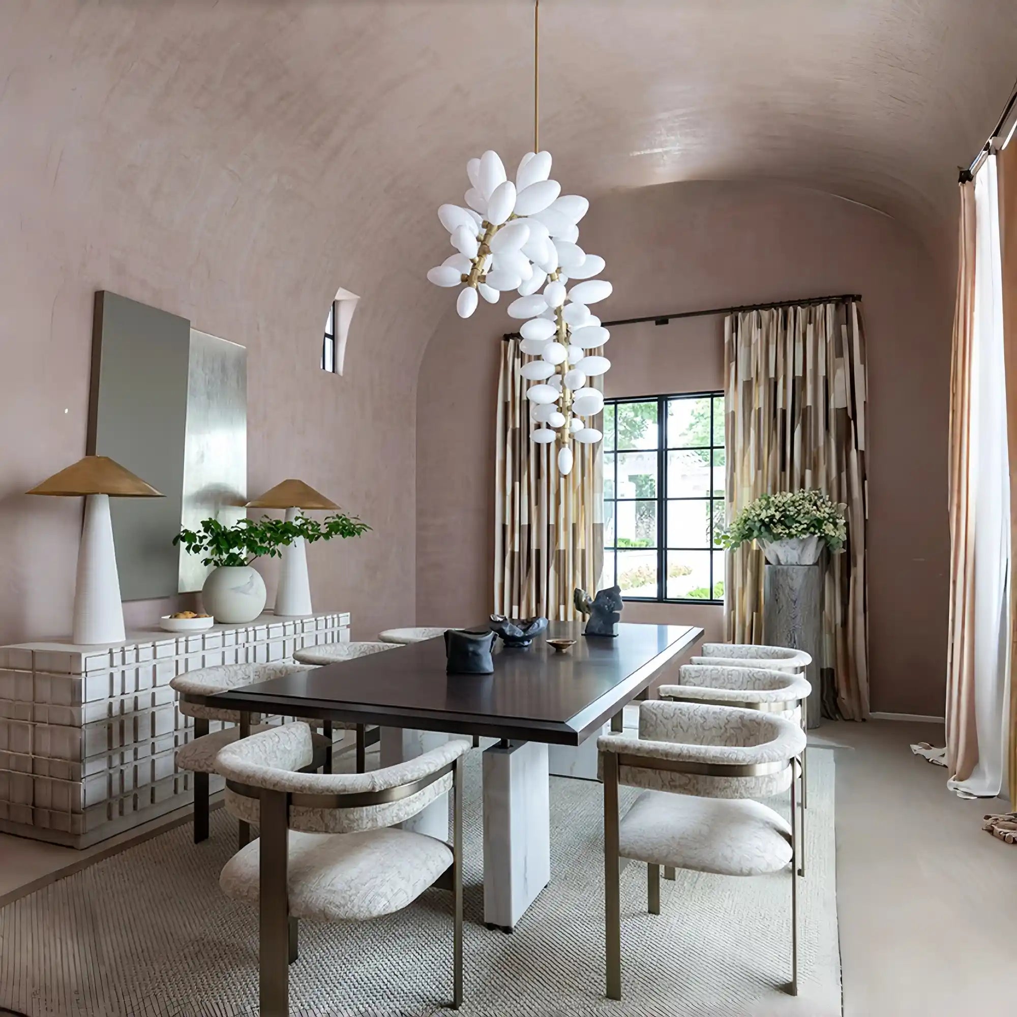 Fashion Grape Arch Branch Chandelier-chandeliers for dining room,chandeliers for stairw-Blushlighting