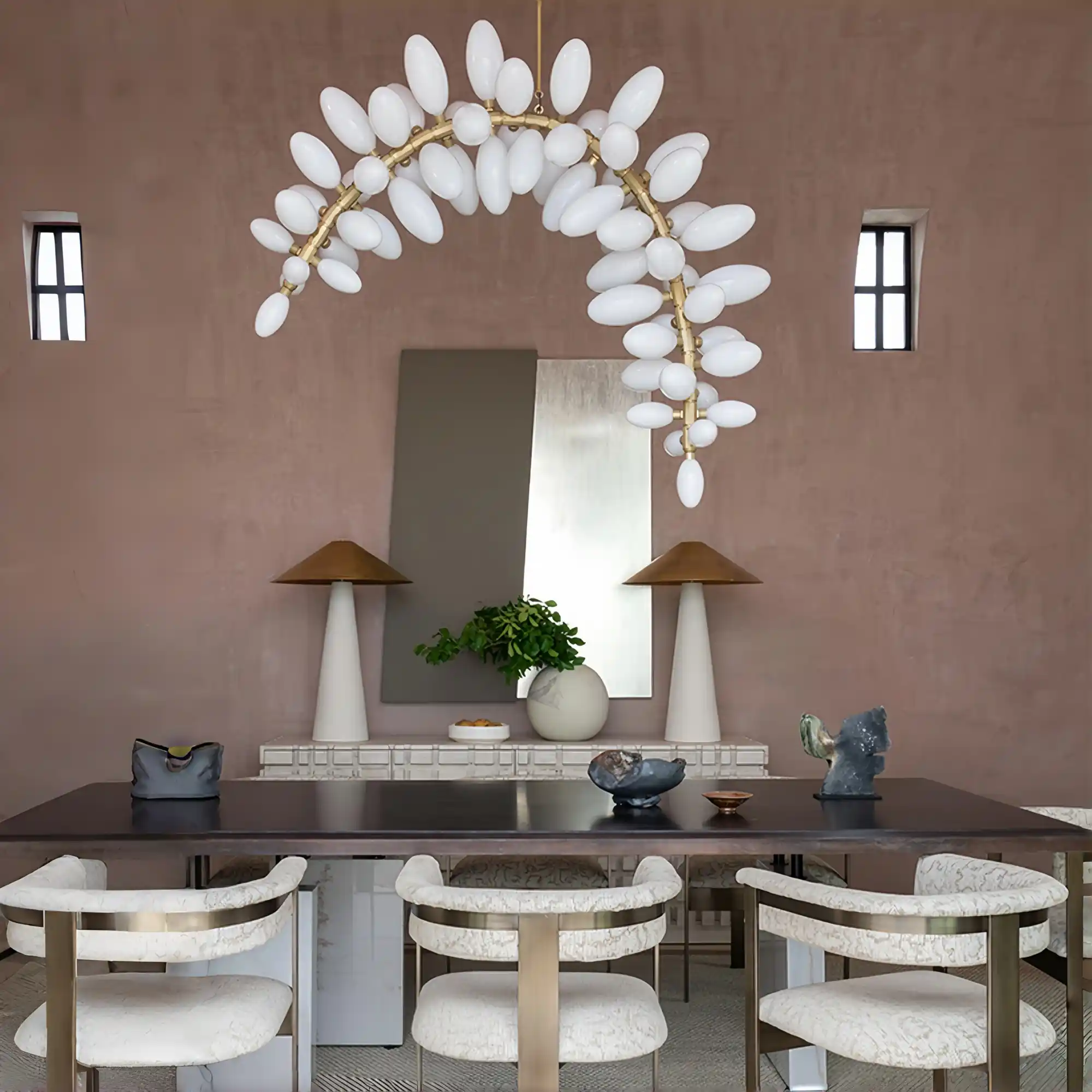 Fashion Grape Arch Branch Chandelier-chandeliers for dining room,chandeliers for stairw-Blushlighting