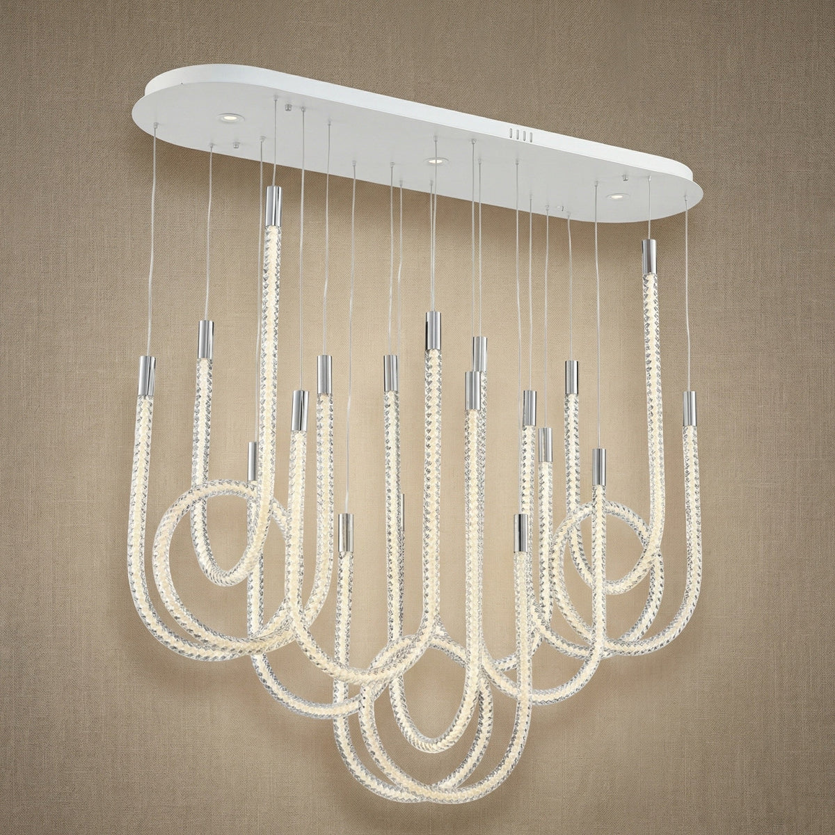 Felicity Dining Chandelier Contemporary - L47.2" × W13.6" × H78.7" (L120 × W34.5 × H200 cm)Blushlighting