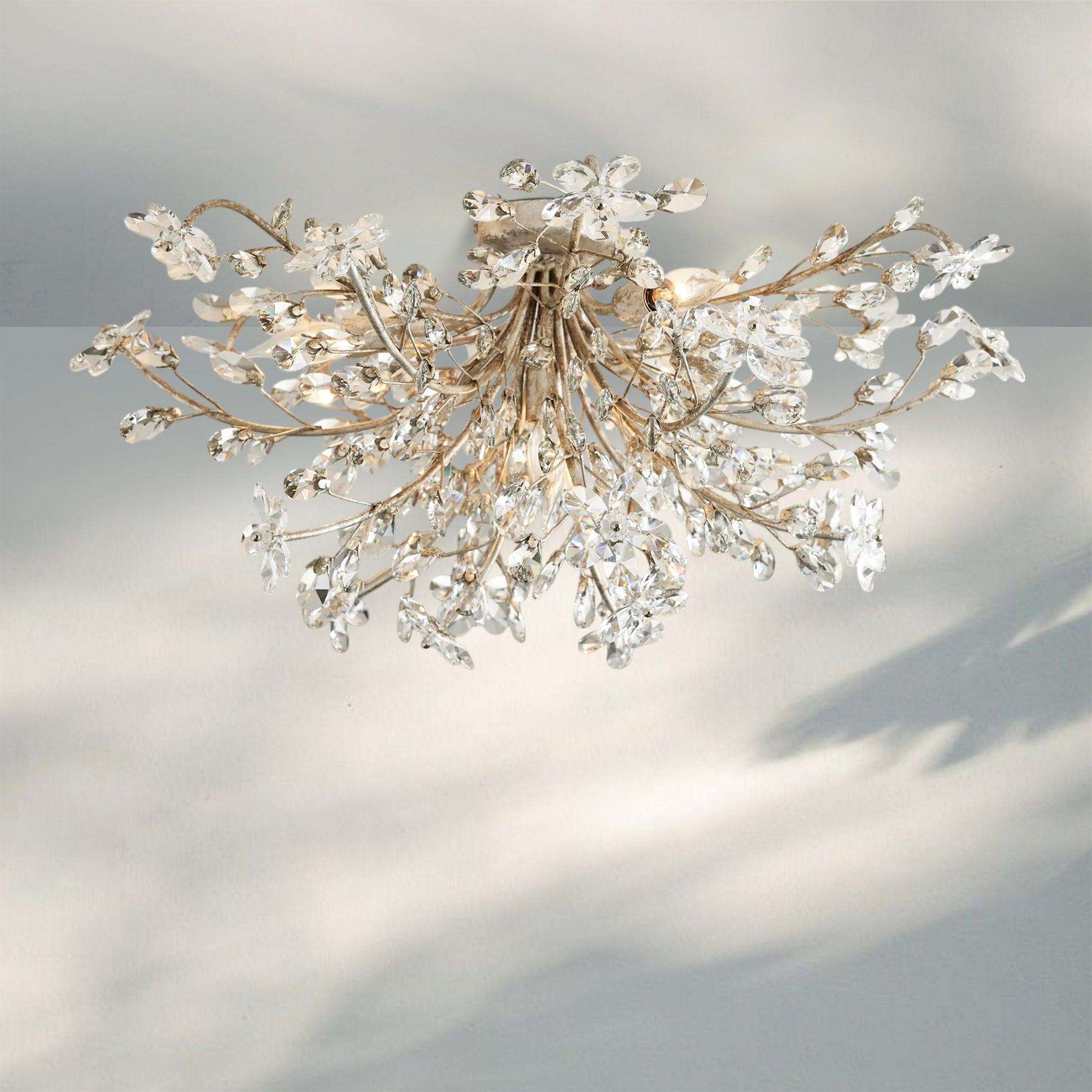 Fiore Flushmount-Sliver-