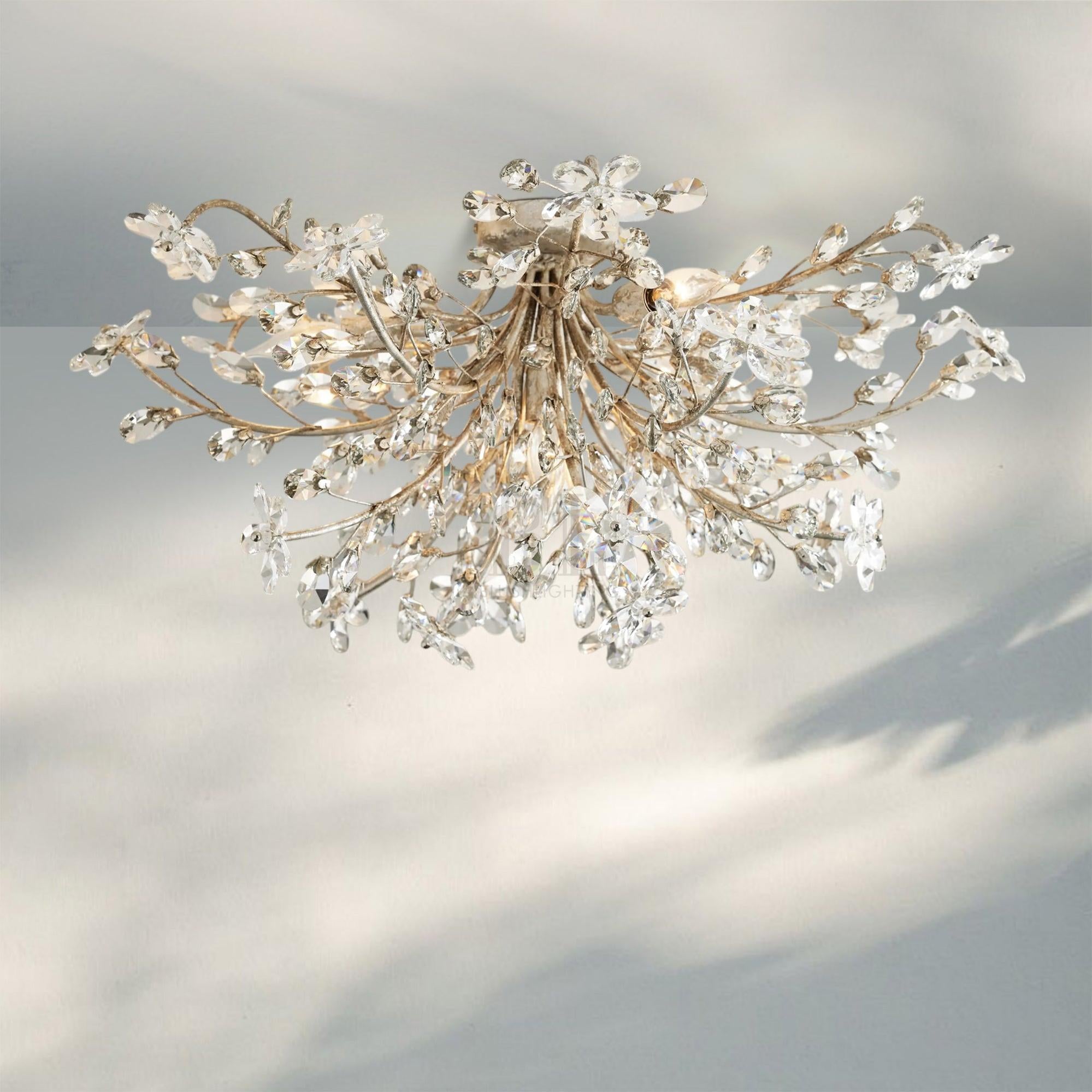 Fiore Flushmount-Sliver-