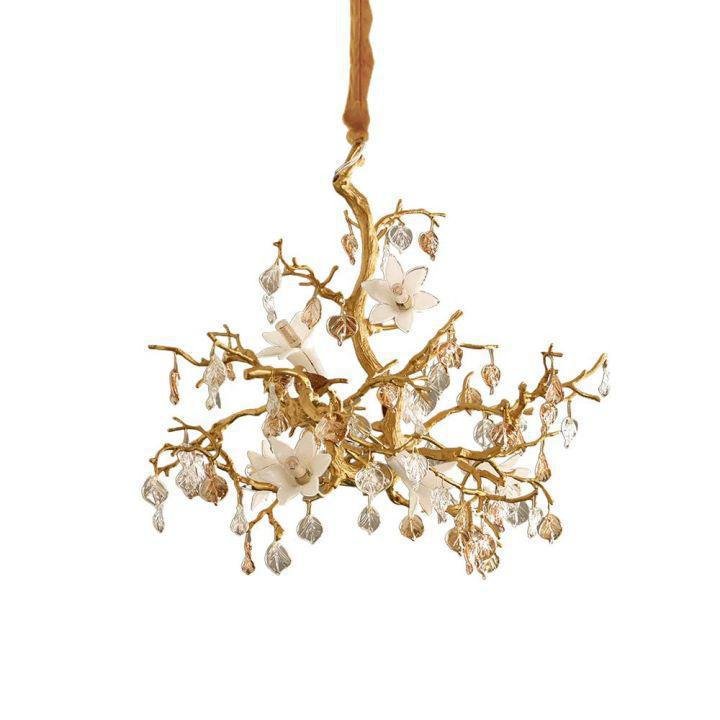 Fiori Branch Chandelier - Size: L 19.7″(50cm) x H 19.7″(50cm)Blushlighting