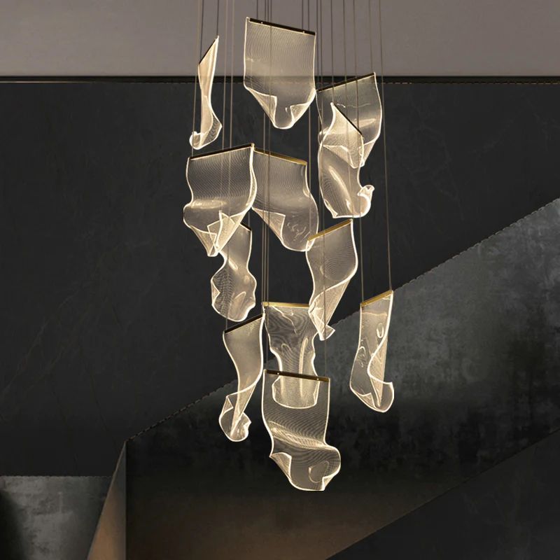 Flame Branch Chandelier - 12 lightsBlushlighting