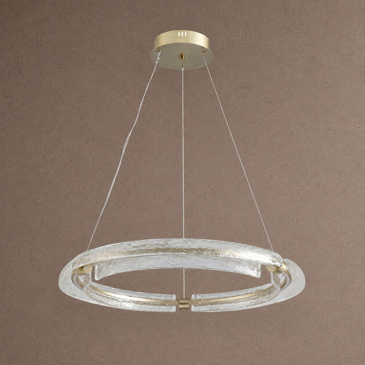 Flora Modern Glass Chandelier - Ø31.5" × H3.1" (Ø80 × H8 cm)Blushlighting