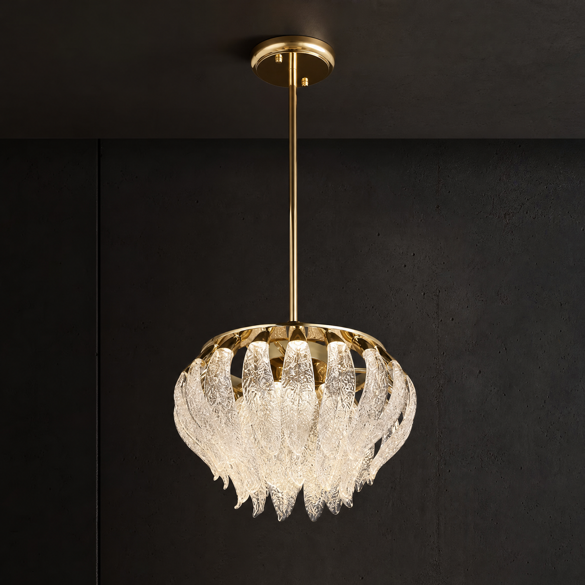 Floral Glory Modern Sculptural Pendant Light - main