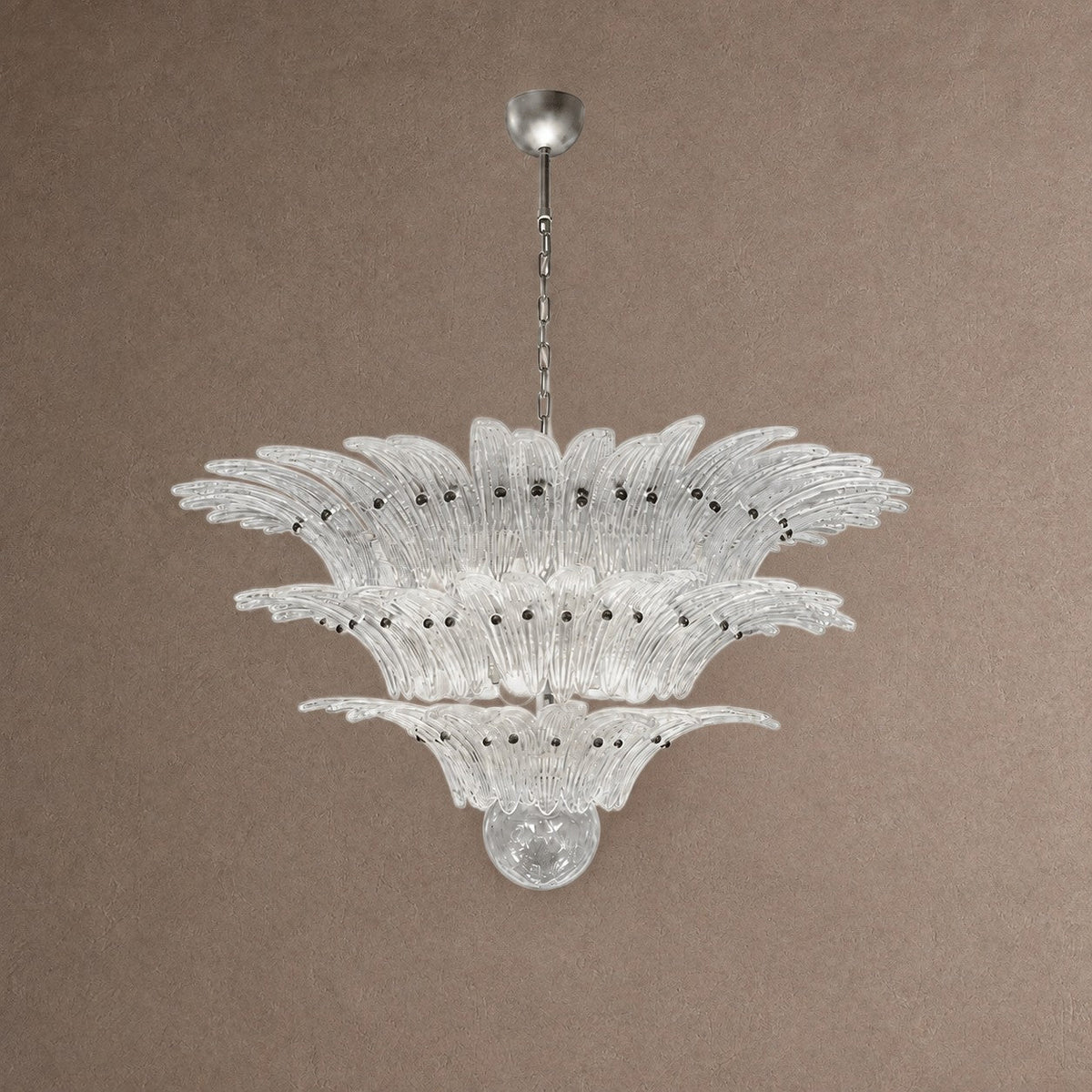 Floralys Tiered Chandelier - ClearD23.6” × H23.6” (2 Tiers)Blushlighting