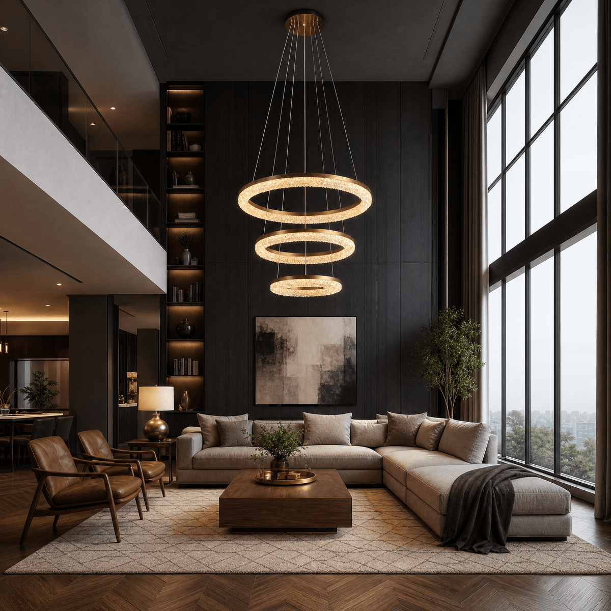 Flourish Modern Sculptural Pendant Light - Blushlighting