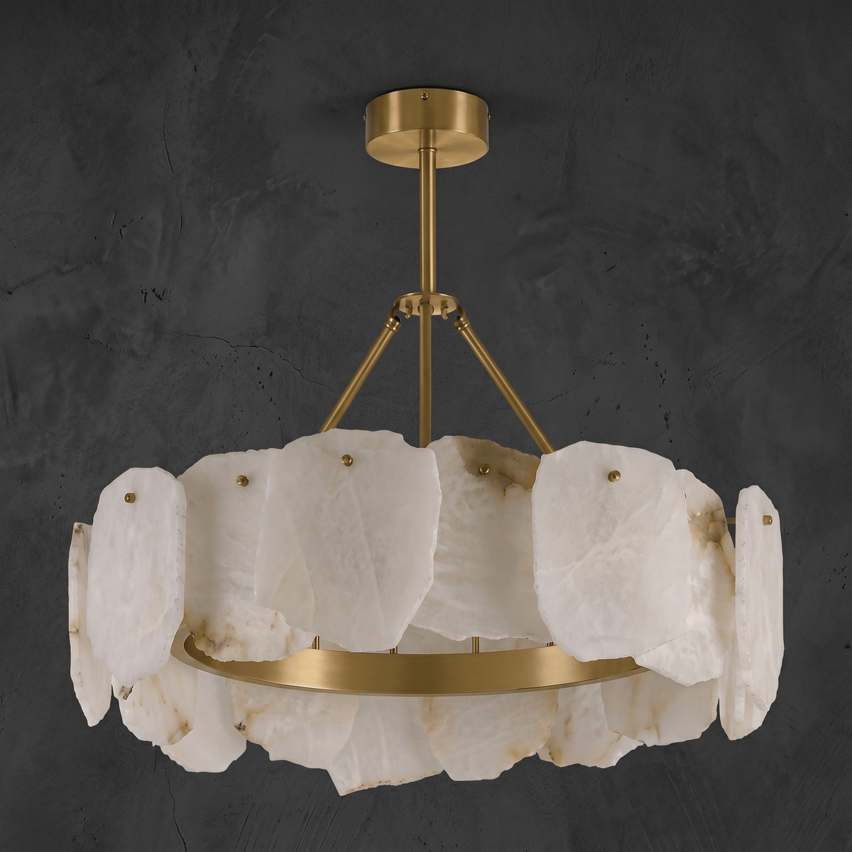 Foglia Flower Pedal Chandelier - D600×H600Blushlighting