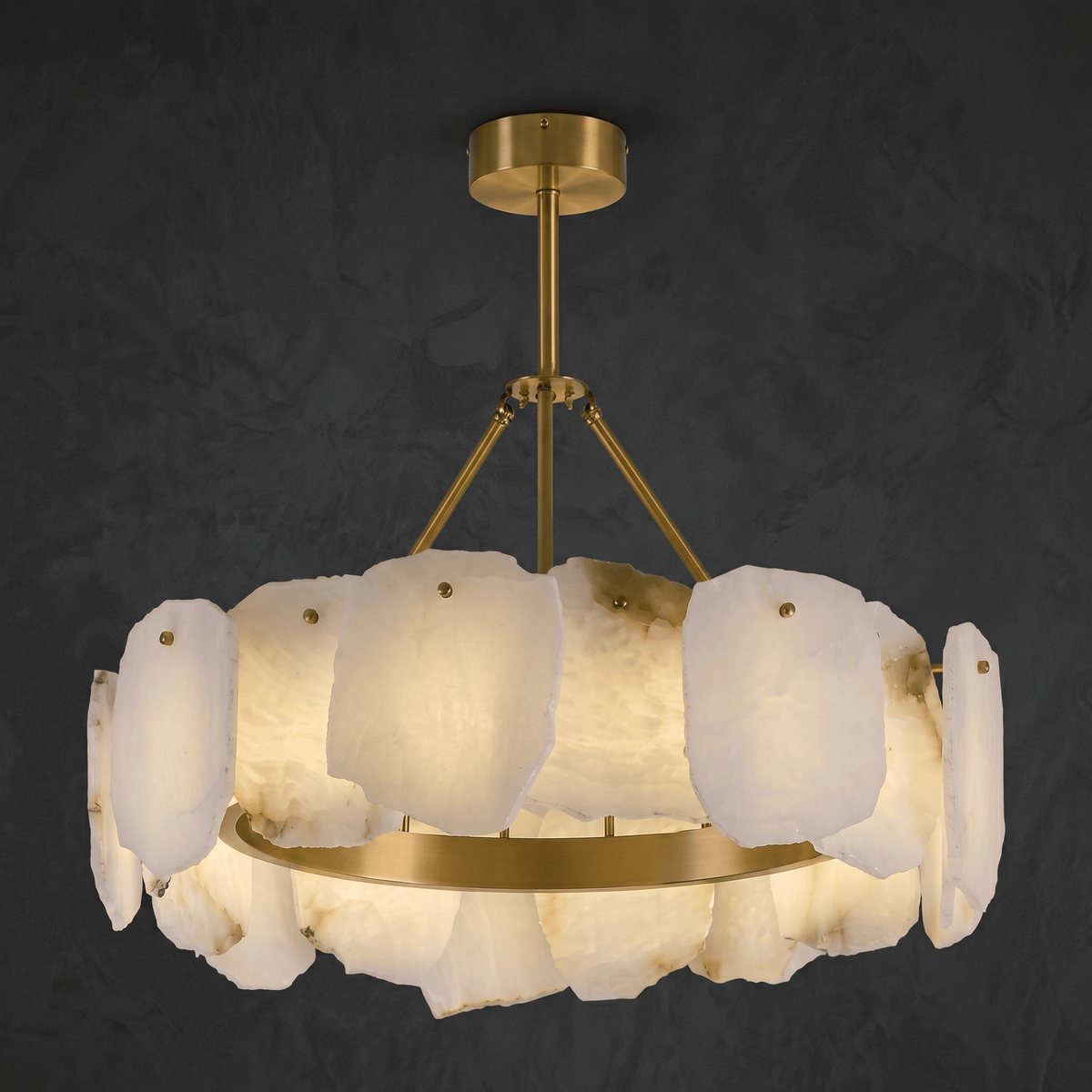 Foglia Flower Pedal Chandelier - D600×H600Blushlighting