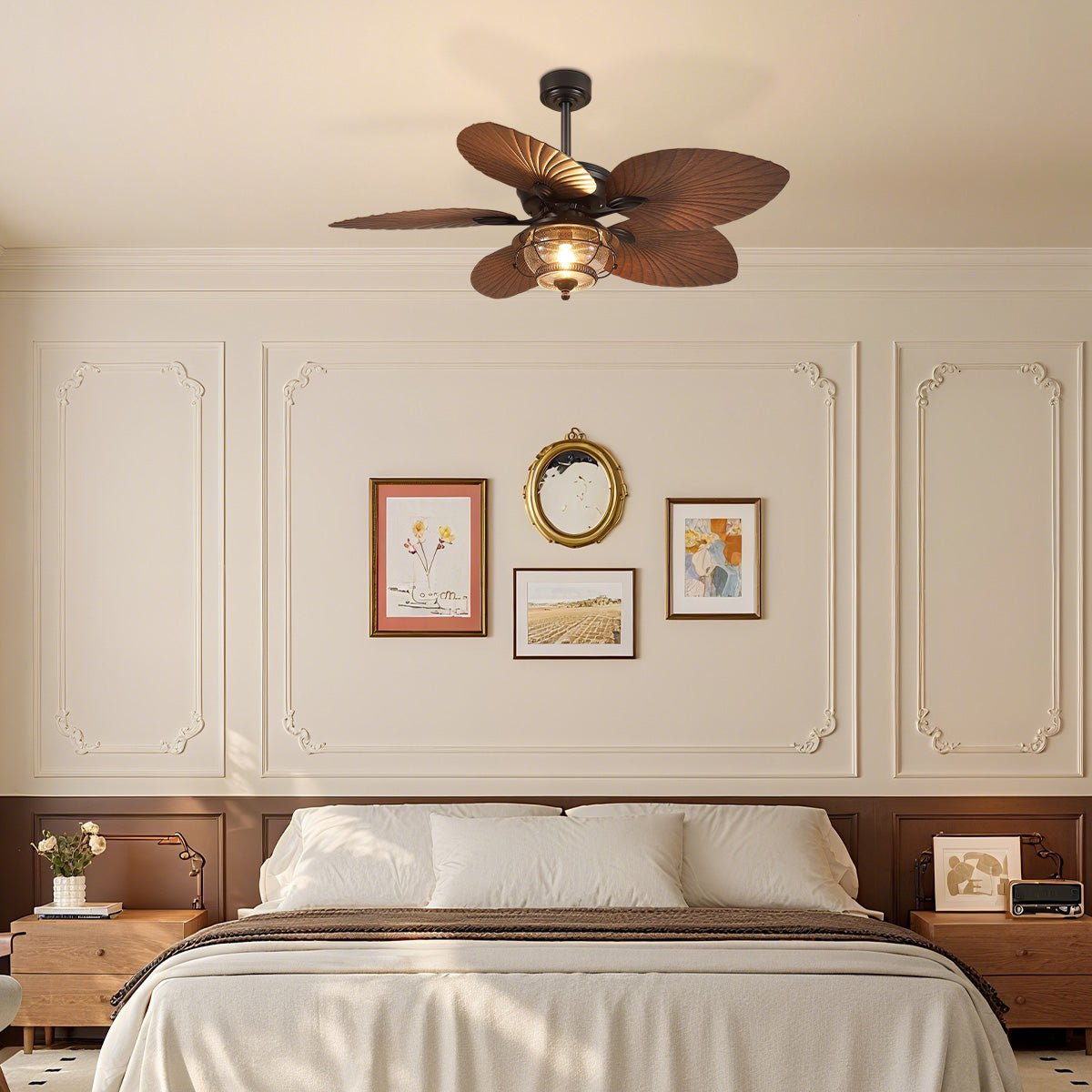 FolioWind Ceiling Fans with Lights - Blushlighting