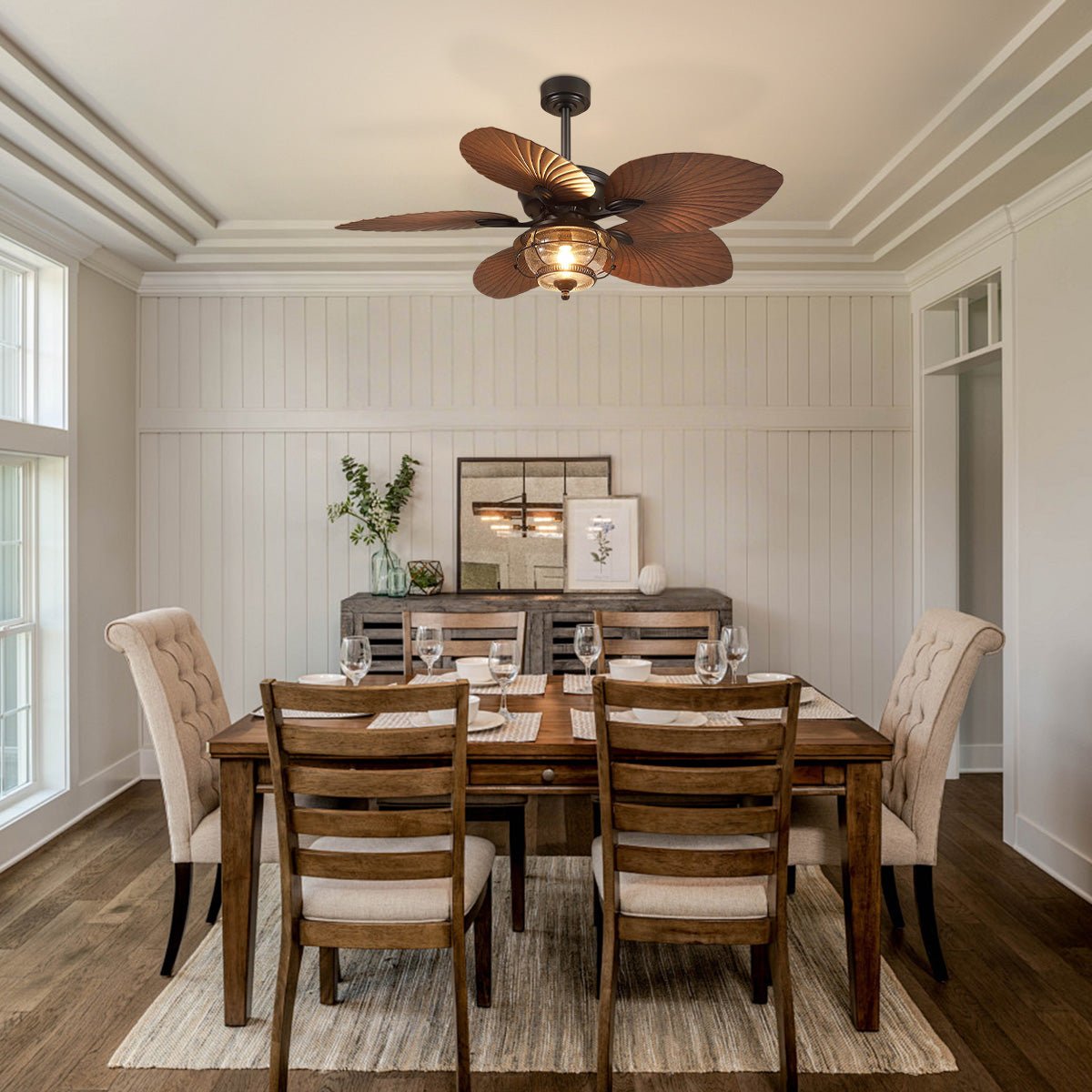 FolioWind Ceiling Fans with Lights - Blushlighting