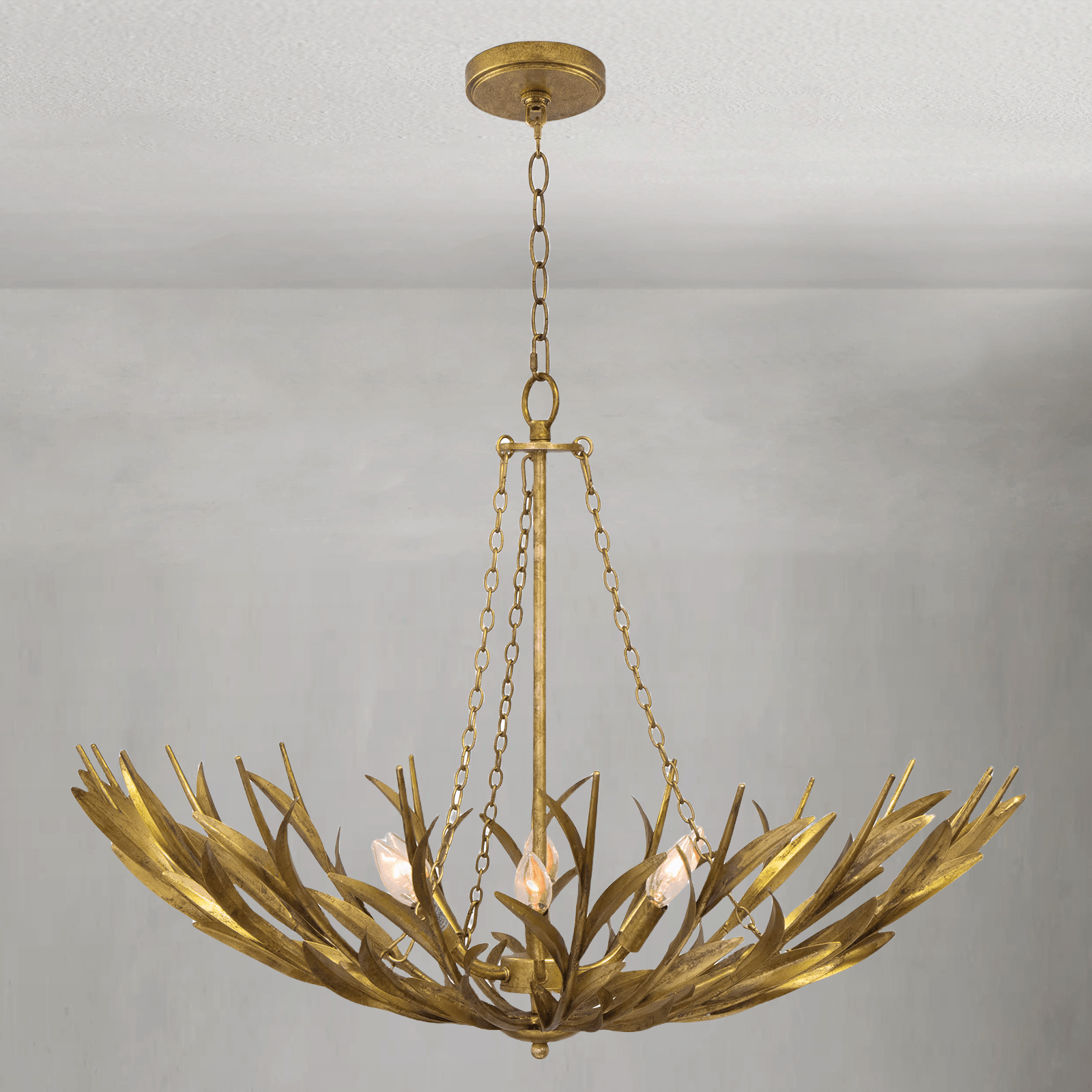 Fontara Reed Basin Chandelier - Blushlighting