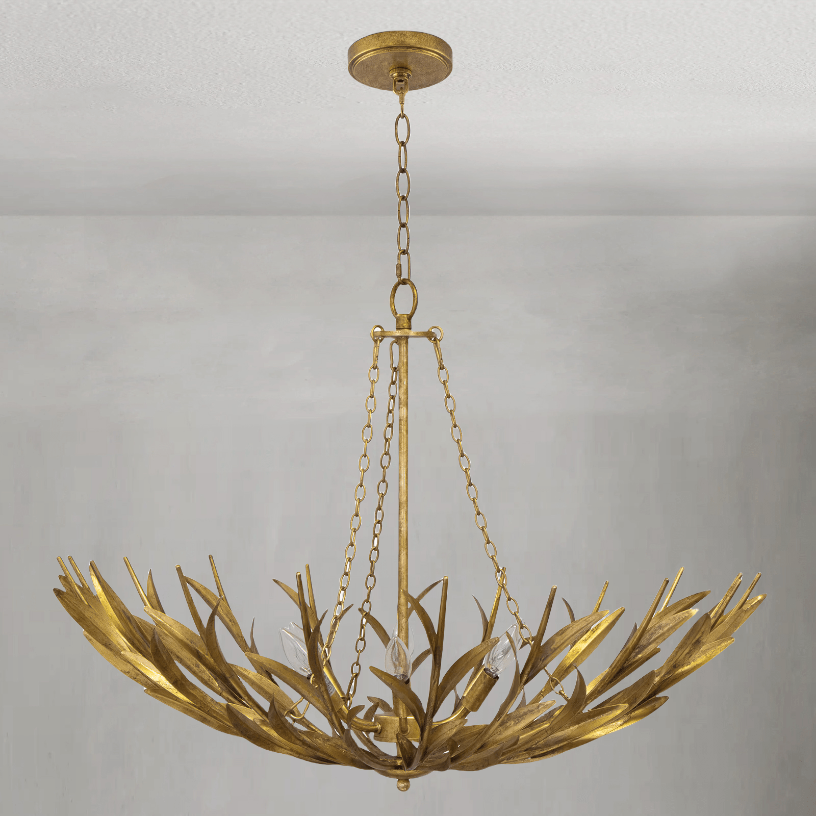 Fontara Reed Basin Chandelier - Blushlighting