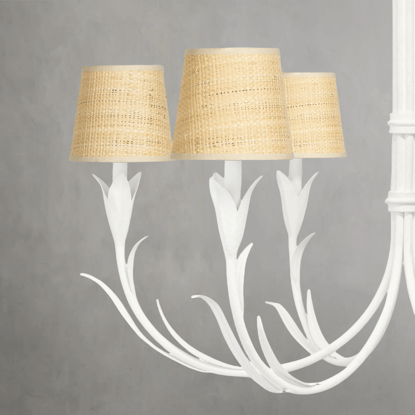 Fontara Reed Chandelier Small - Blushlighting