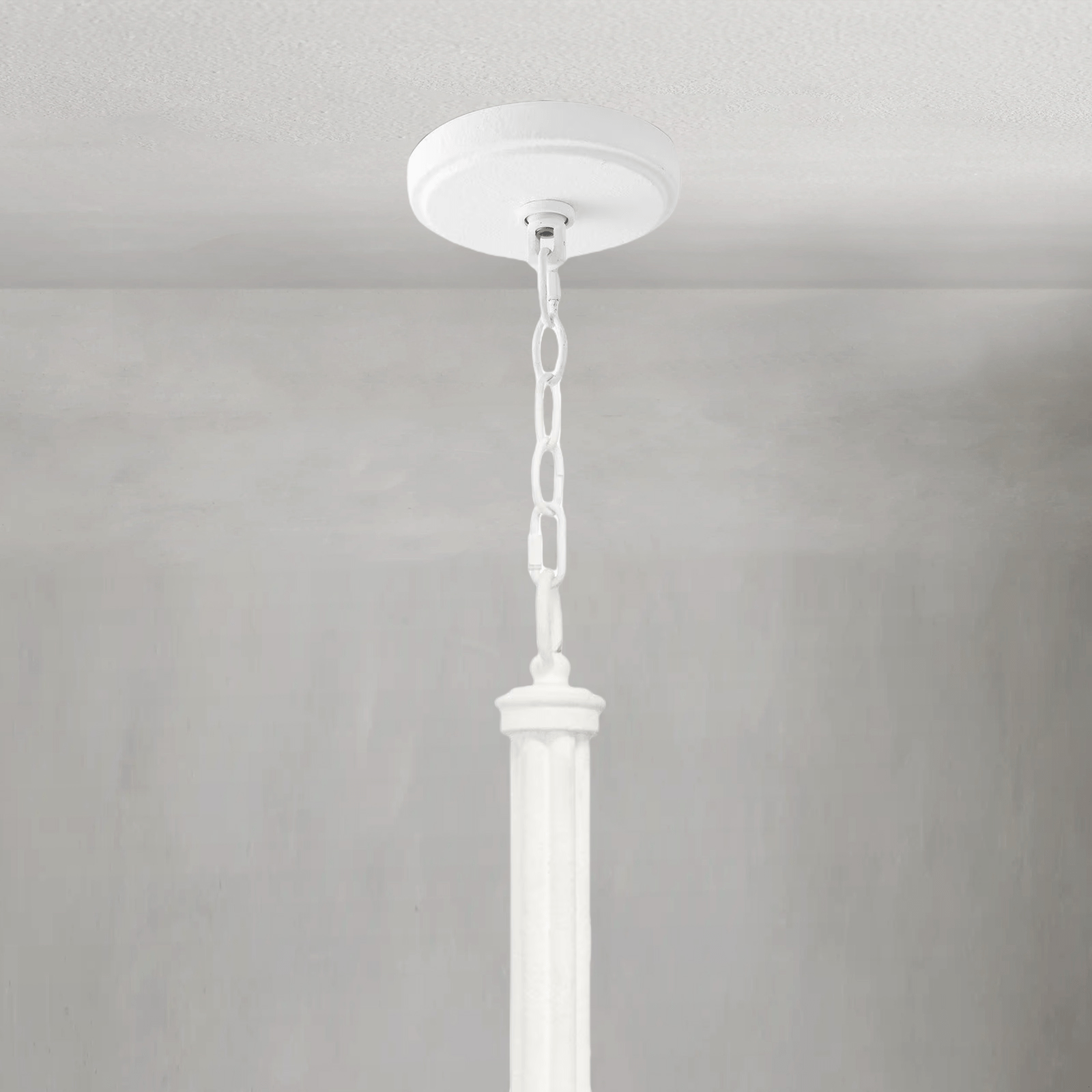 Fontara White Reed Chandelier - Blushlighting