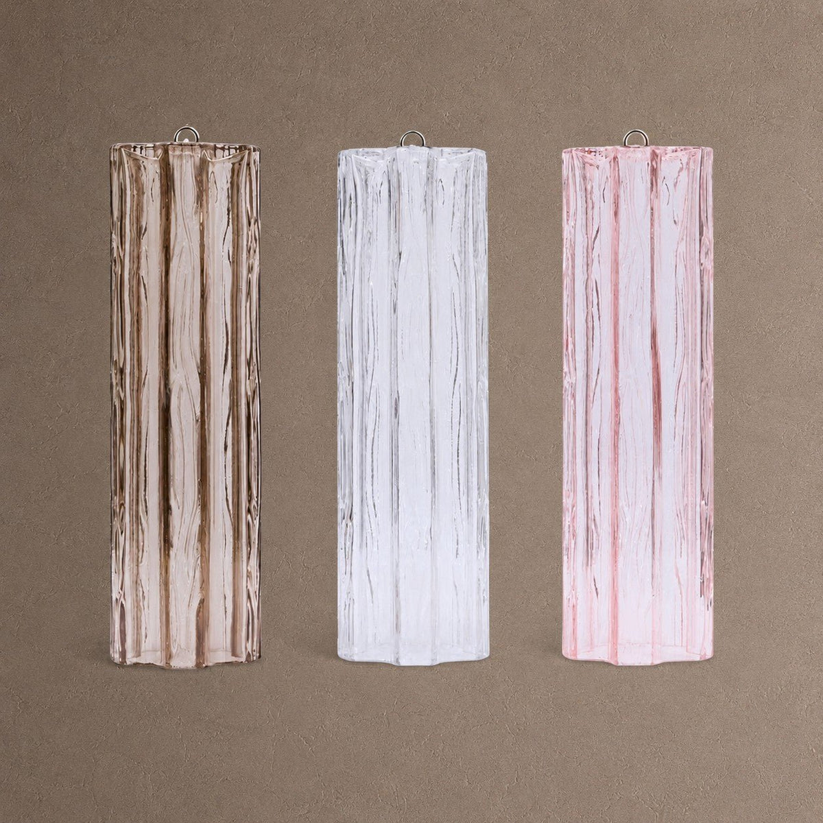 Freccia Treviso Tiered Chandelier - Smoked QuartzBlushlighting