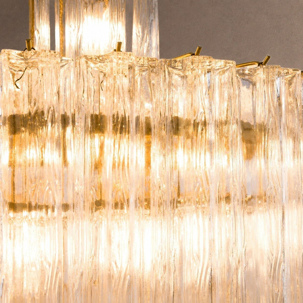 Freccia Treviso Tiered Chandelier - Smoked QuartzBlushlighting