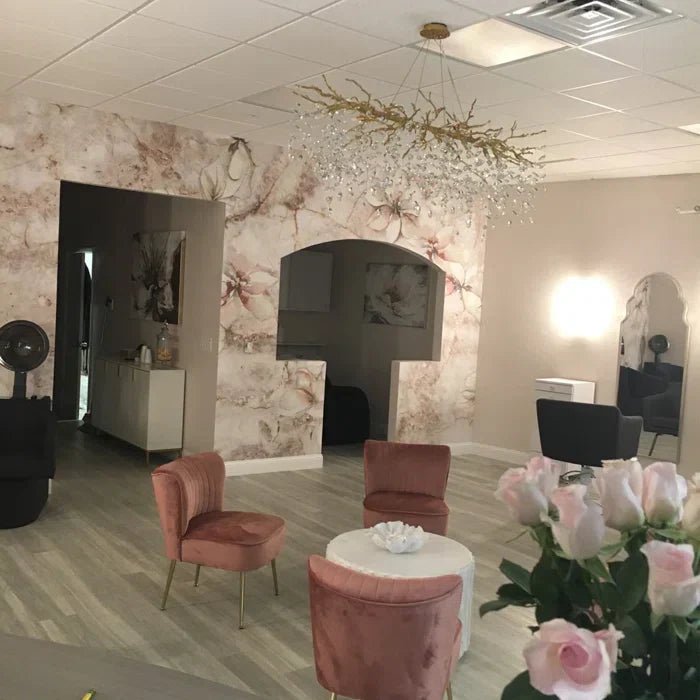 French Branch Crystal Chandelier with Elegant Crystal Leaves - Rectangle L 63"*W21.65"*H19.7"/16 Lights/45kgWarm LightBlushlighting