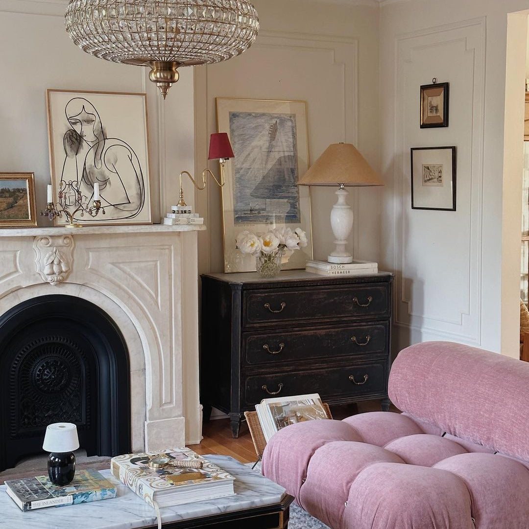 French Empire Vintage Bead Ellipsoid Crystal Chandelier for Living Room/Bedroom-Chandeliers-