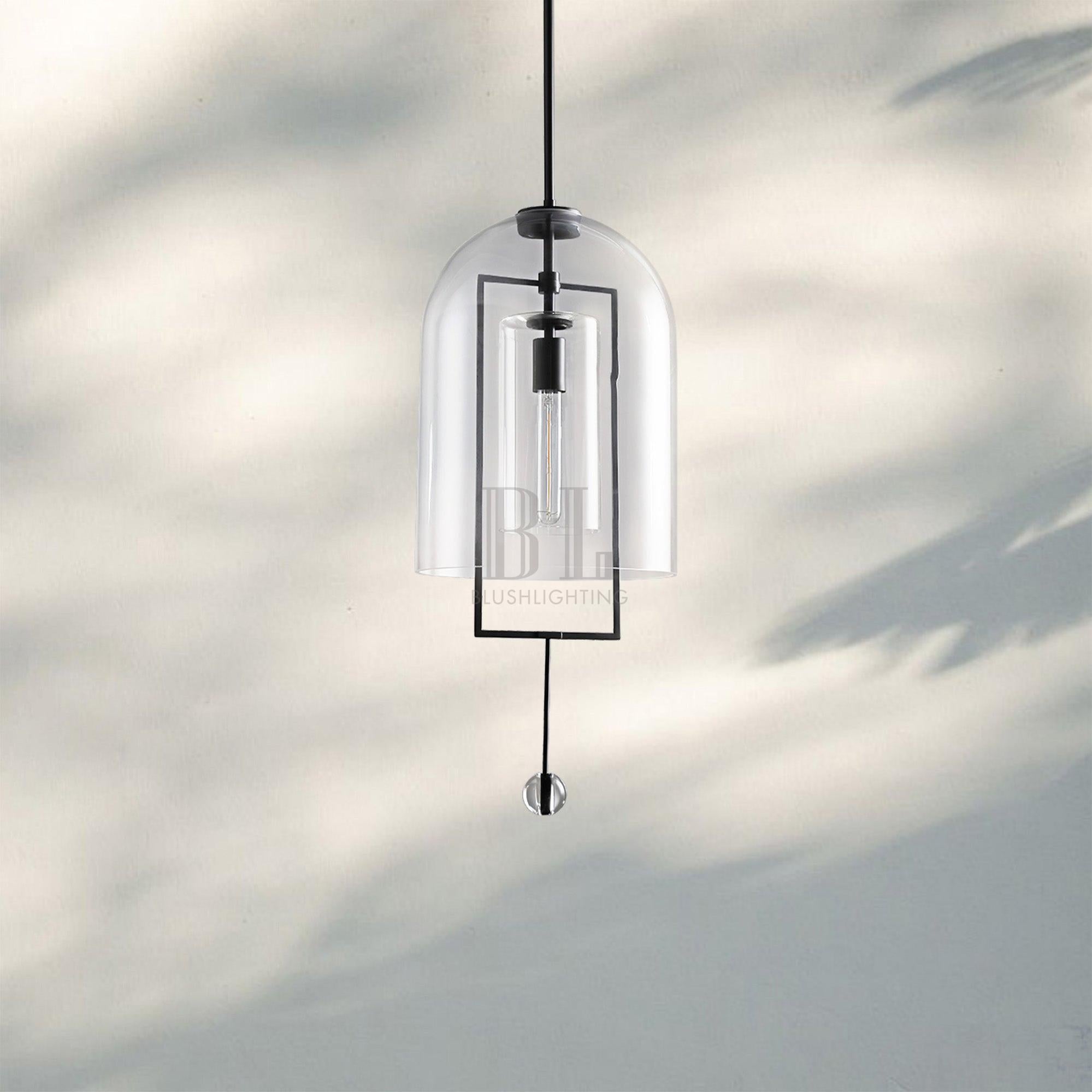 Fulcram Glass Pendant Light 13'' 15''-