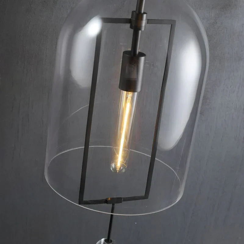 Fulcram Modern Grand Glass Wall Sconce 23"/29"H for Living Room, Bedroom-