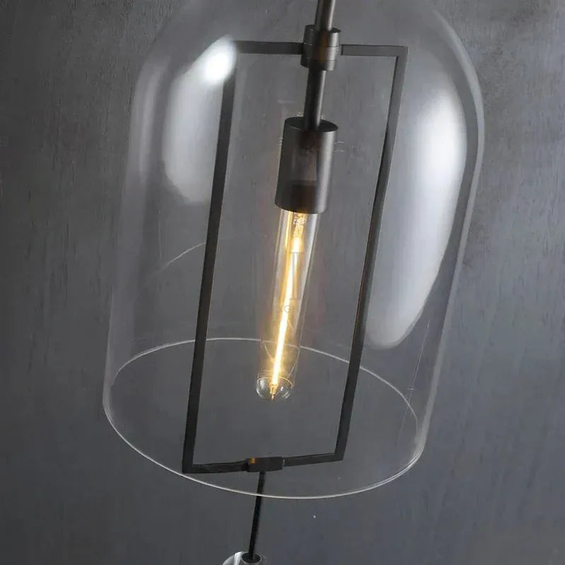 Fulcram Modern Grand Glass Wall Sconce 23"/29"H for Living Room, Bedroom-