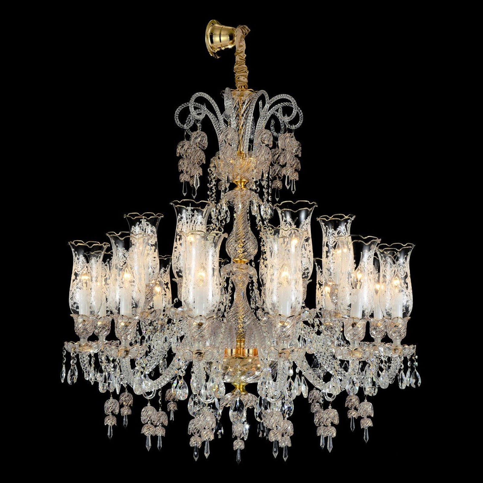 Garnier 18 Light Chandelier-Chandelier-Blushlighting-Blushlighting