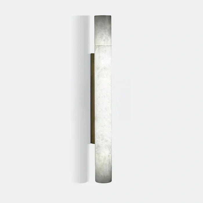 Garron Modern Alabaster Linear Wall Sconce-