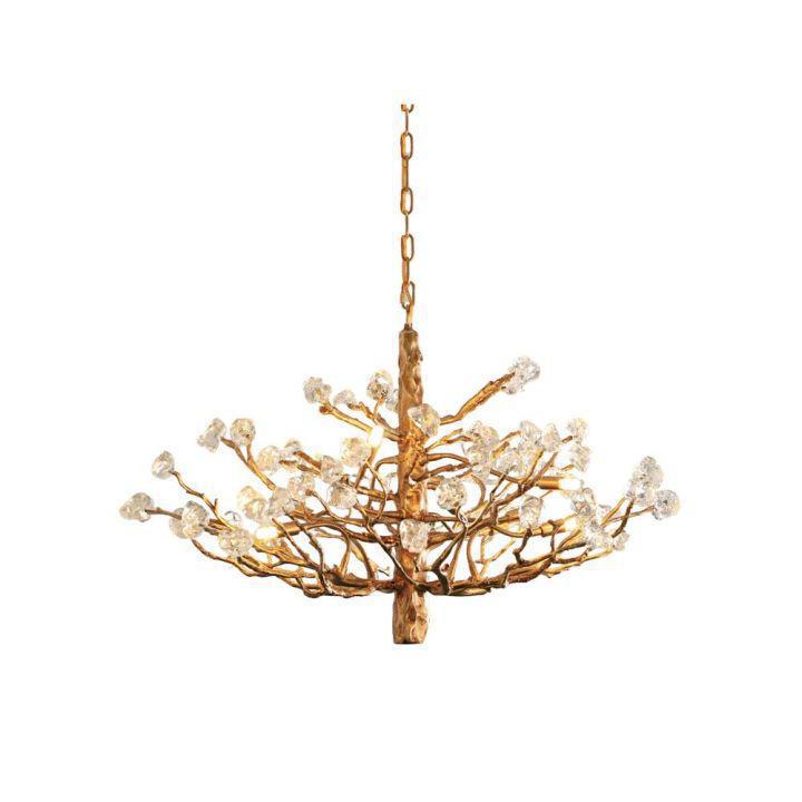 Gemstone Branch Chandelier-chandeliers for dining room,chandeliers for stairways,chandeliers for foyer,chandeliers for bedrooms,chandeliers for kitchen,chandeliers for living room-8heads size: L 23.6″(60cm) x H 21.7″(55cm)-Blushlighting
